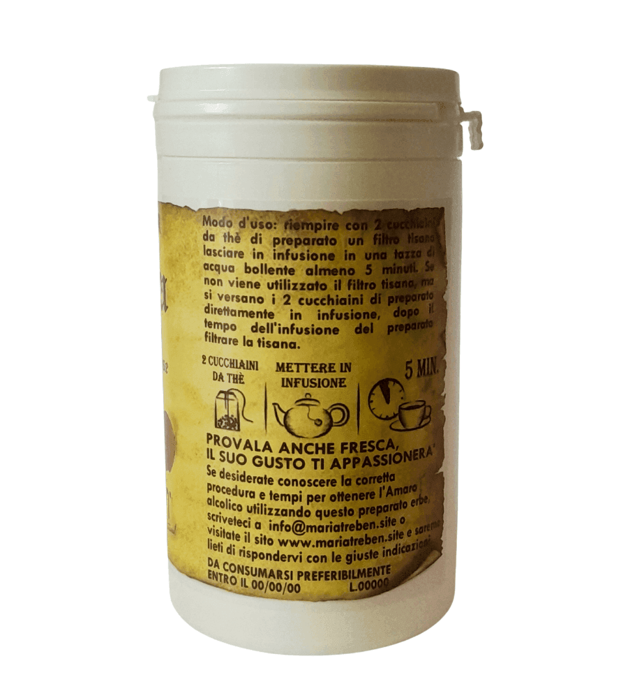 Preparato per Tisana alle erbe tipiche dell' Amaro Svedese nell’assoluto rispetto della ricetta originale di Maria Treben, digestiva, diuretica, drenante, per gonfiore addominale, 100% naturale in Infusi e tisane alle erbe Scen Scientific and Natural - Poggibonsi, commercioVirtuoso.it
