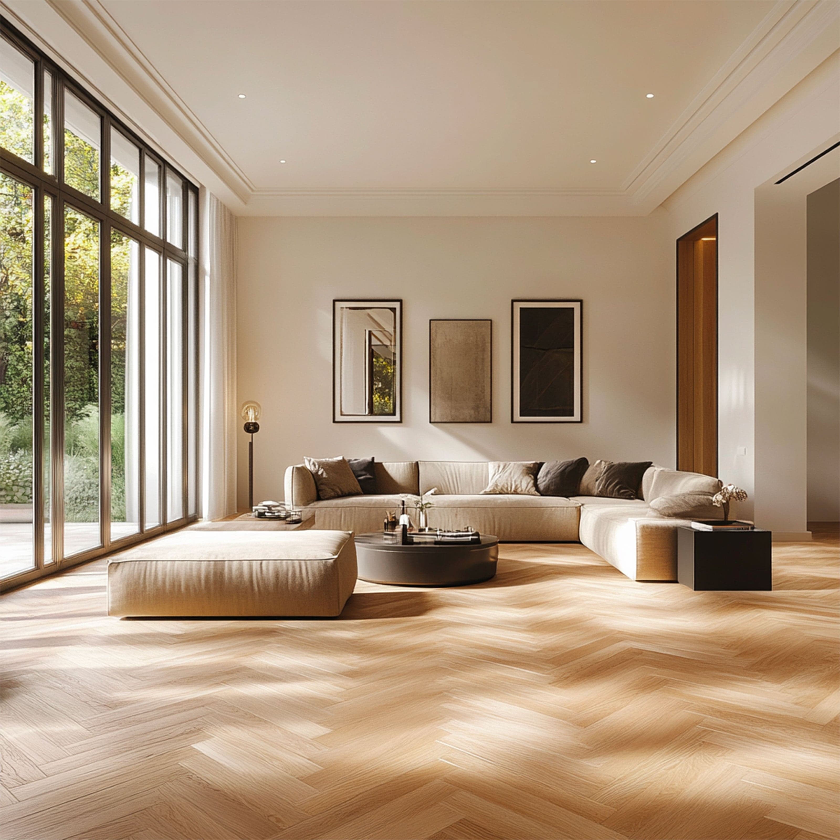 32,90€ mq ***STOCK AD ESAURIMENTO***Pacchi da 2,13mq di  Prefinito BAUWERK Monopark Rovere Spina 9,6x65x455 Verniciato (non nodato) in Corredo per la lavorazione del legno Eternal Parquet - Ariano Irpino, commercioVirtuoso.it