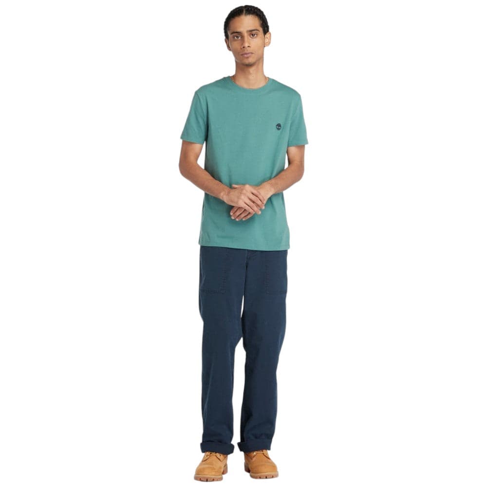 Timberland t-shirt Dunstan River verde acqua TB0A2BPREG5 T-shirt Timberland