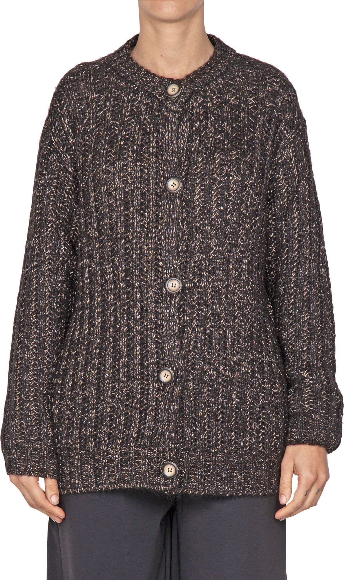 LA FEMME BLANCHE La Femme Blanche - Cardigan - 441809 - Nero da donna in Cardigan Drestige - Casamassima, commercioVirtuoso.it