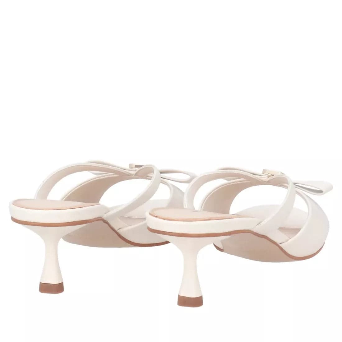 ToscaBlu Donna Sabot elegante Nizza in pelle con logo colore avorio in Scarpe col tacco Cantali Calzature - Randazzo, commercioVirtuoso.it