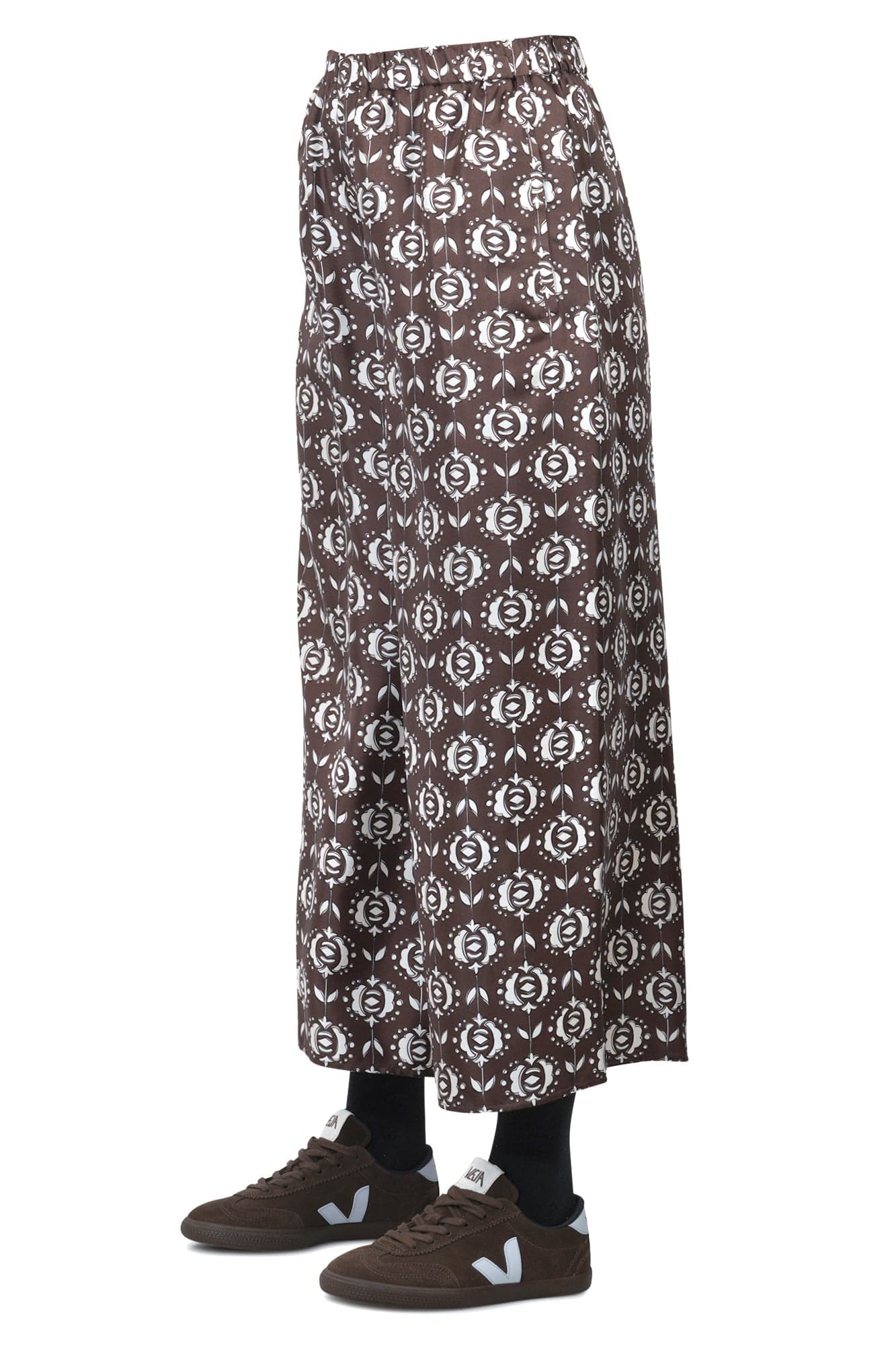 WEEKEND MAXMARA Weekend MaxMara - Pantalone - 460888 - Marrone/Bianco da donna in Pantaloni Drestige - Casamassima, commercioVirtuoso.it