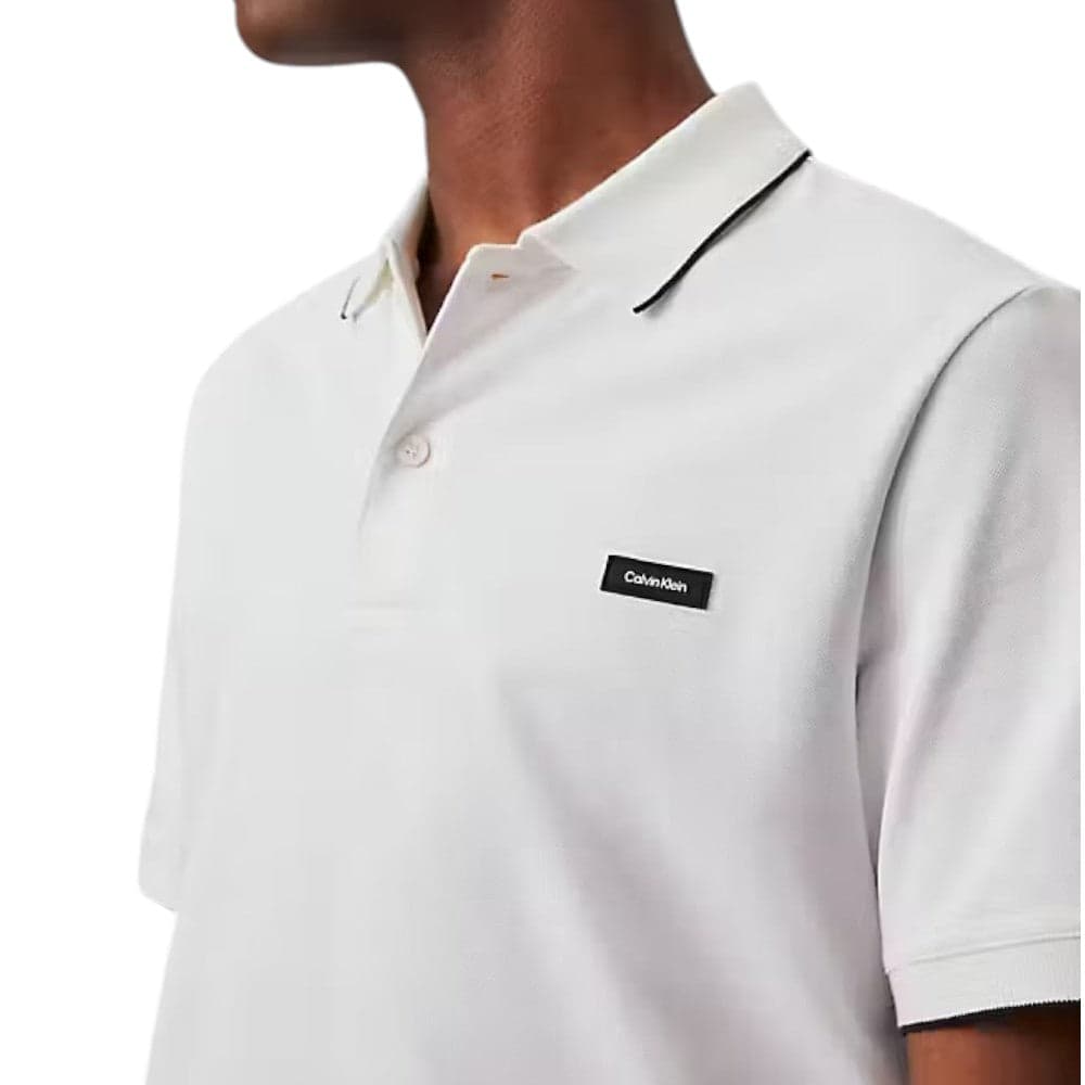 Calvin Klien maglietta polo bianca K10K112751YAF Polo Calvin Klein