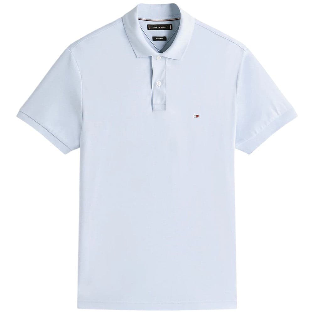 Tommy Hilfiger polo celeste liquid cotton MW0MW39994C1O Polo Tommy Hilfiger