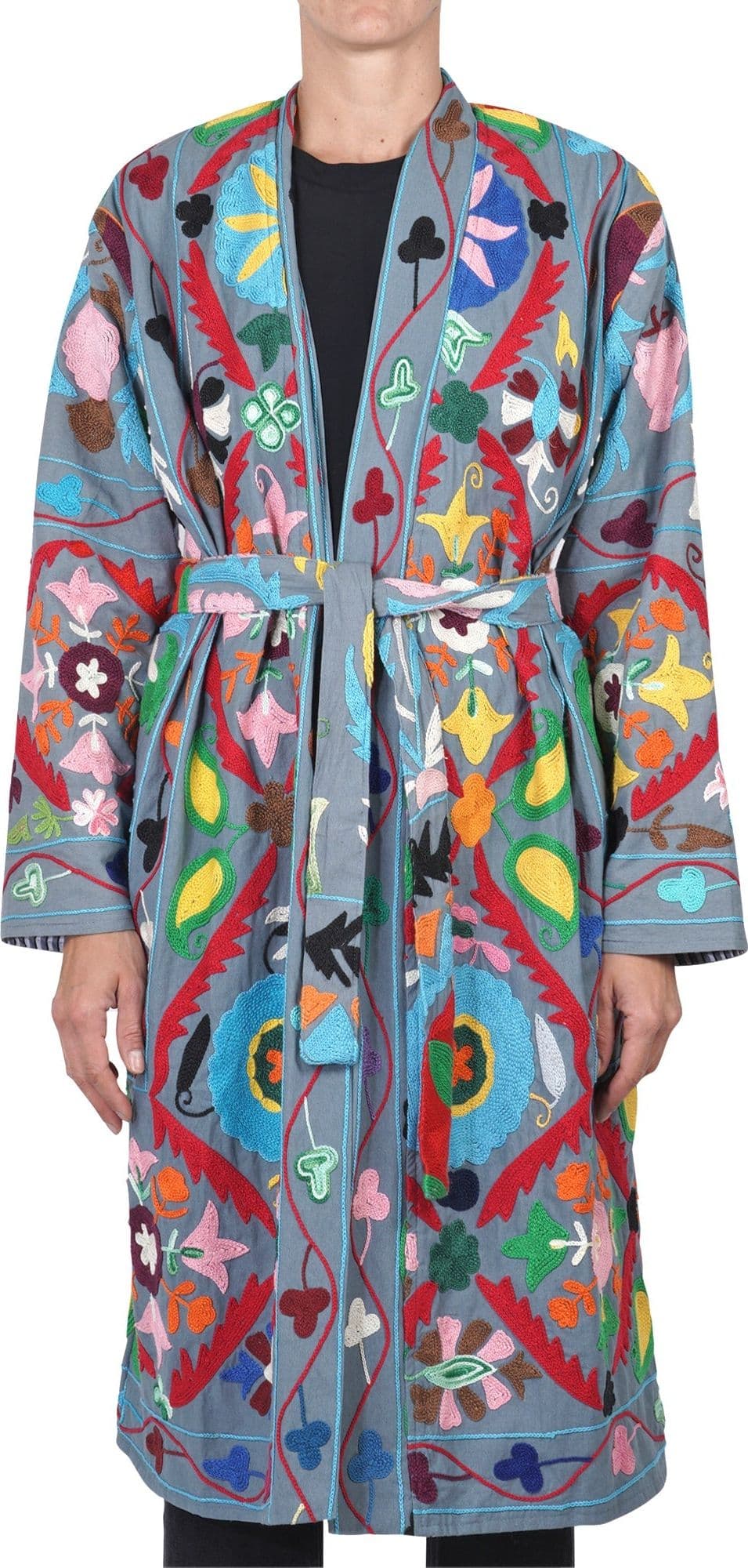 LA FEMME BLANCHE La Femme Blanche - Cappotto - 461417 - Fantasia Azzurro da donna in Cappotti Drestige - Casamassima, commercioVirtuoso.it