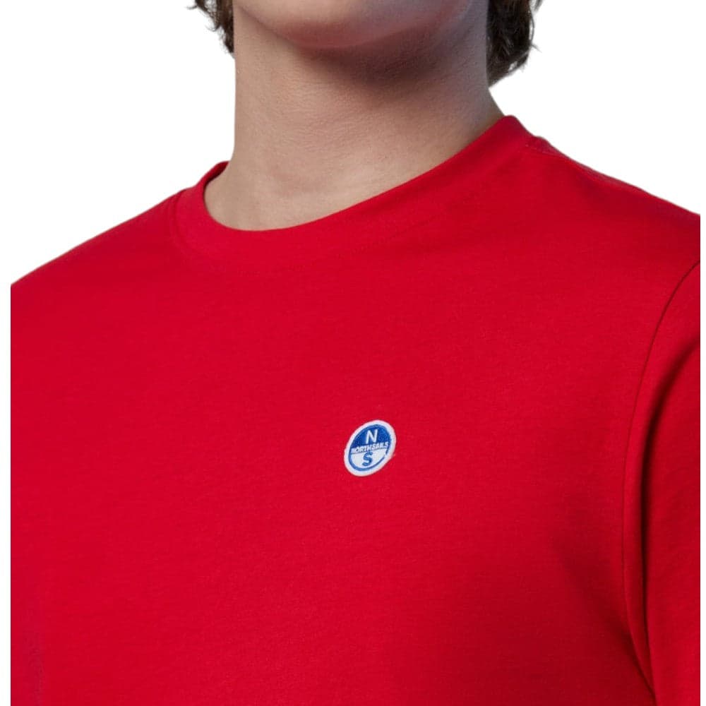 North Sails t-shirt rossa basic 692970 in T-shirt Prodotti di Classe - Nocera Superiore, commercioVirtuoso.it