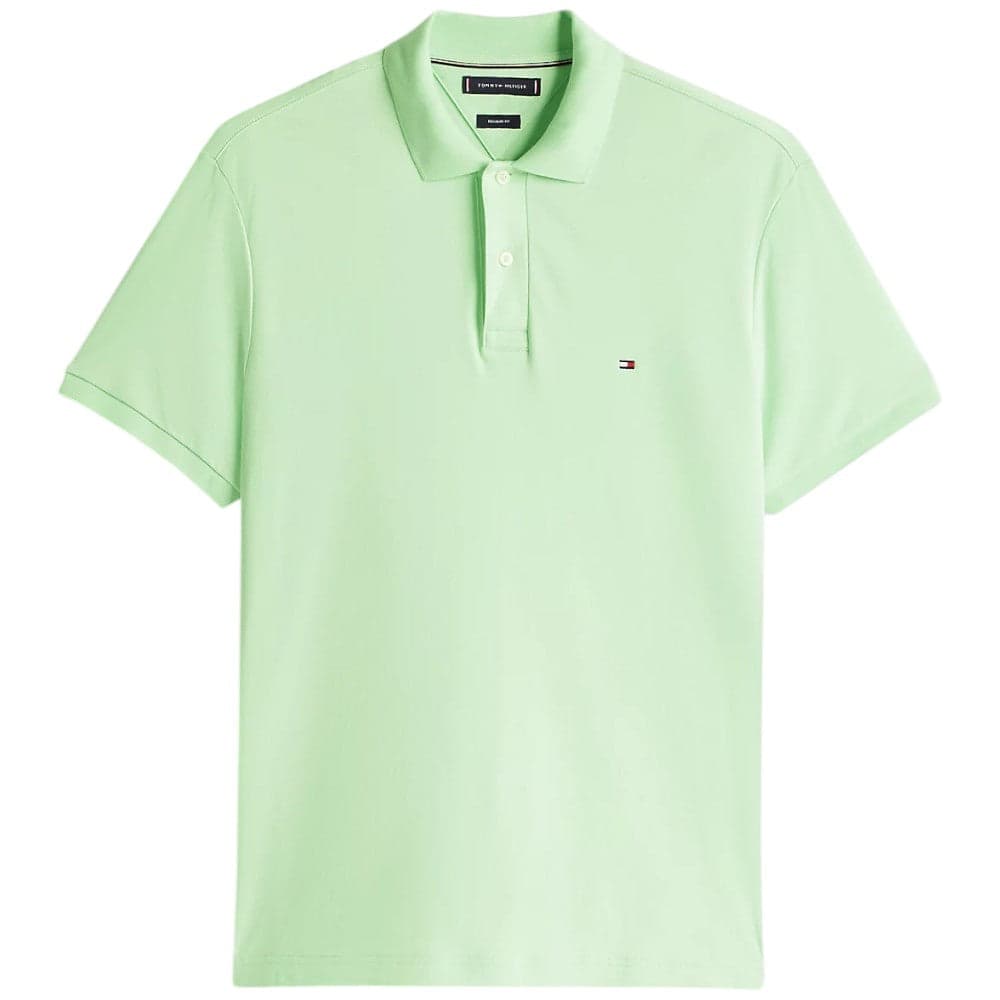 Tommy Hilfiger polo verde chiaro liquid cotton MW0MW39994LXY