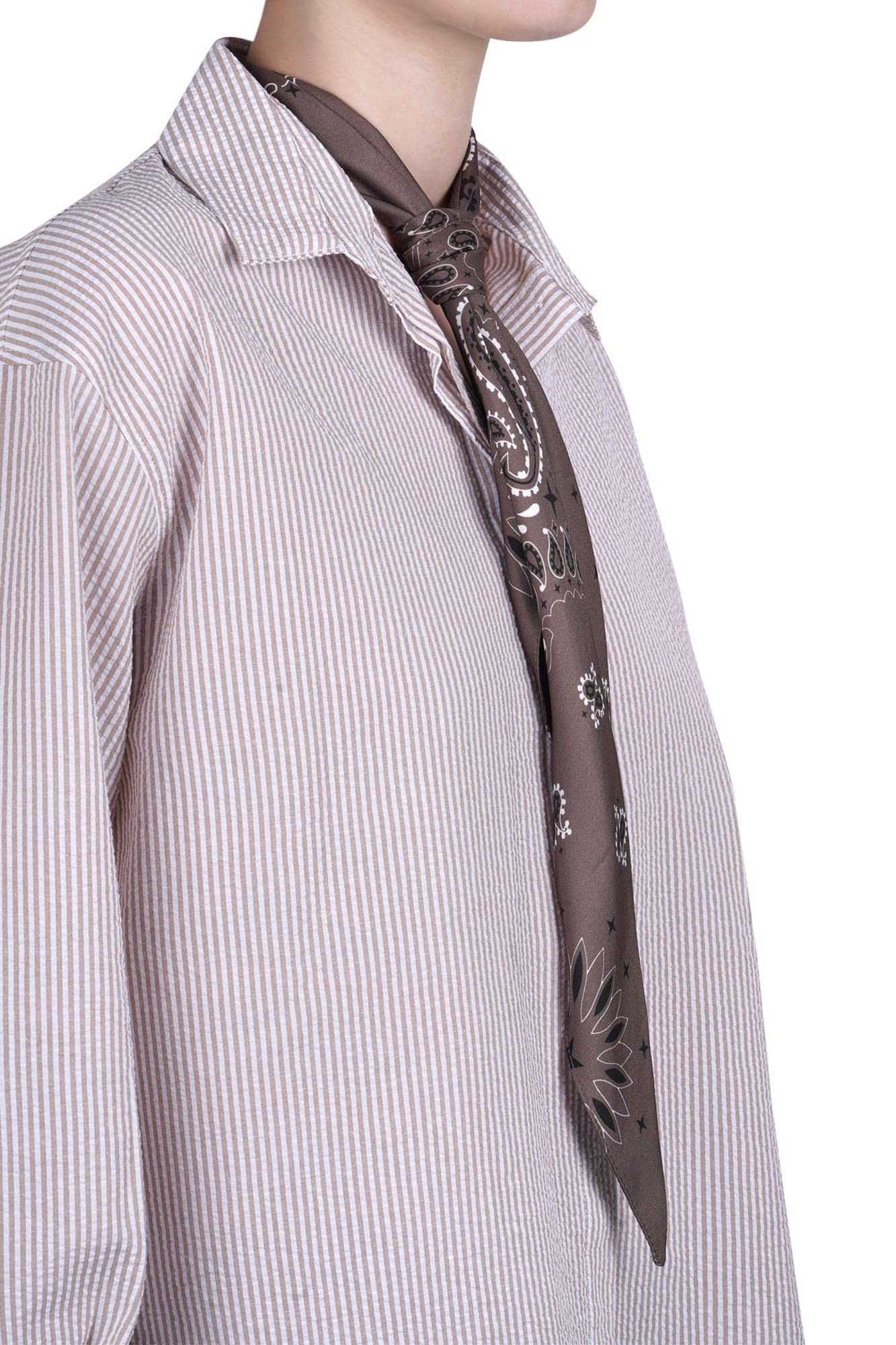 8PM 8pm - Camicia - 470486 - Fantasia Beige da donna in Bluse e camicie Drestige - Casamassima, commercioVirtuoso.it