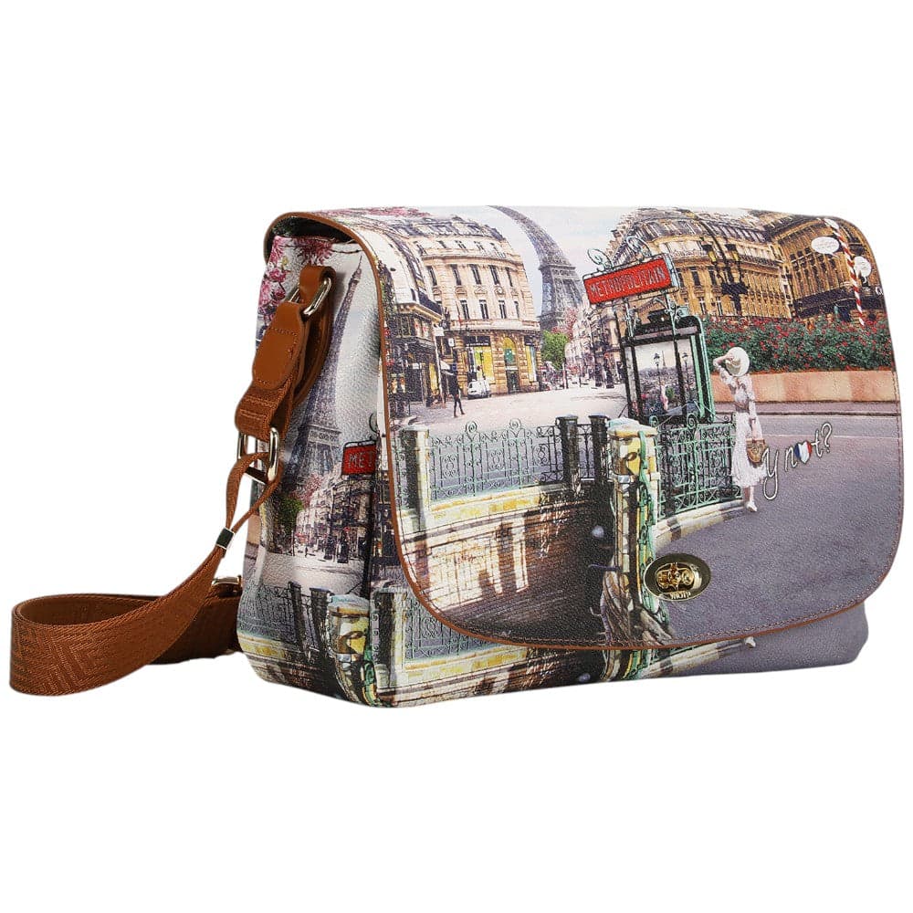 YNot borsa a tracolla flap bag stampa Emily in Paris YES631S5 Borse YNot