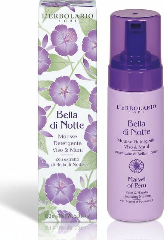 Mousse Detergente Viso &amp; Mani Bella di Notte