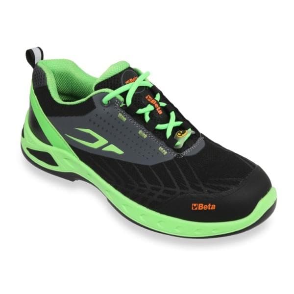 Scarpa Beta S1ps Fo Sr Esd Nero con Inserti Verde Scarpa Antinfortunistica Magazzino Meccanico Officina Industria in Scarpe Dresswork - Como, commercioVirtuoso.it