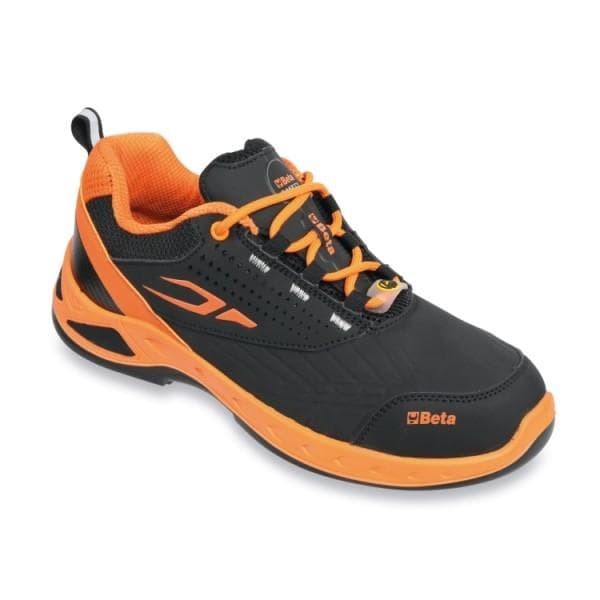 Scarpa Beta S3s Fo Sr Esd Nero con Inserti Arancio Scarpa Antinfortunistica Magazzino Meccanico Officina Industria in Scarpe Dresswork - Como, commercioVirtuoso.it