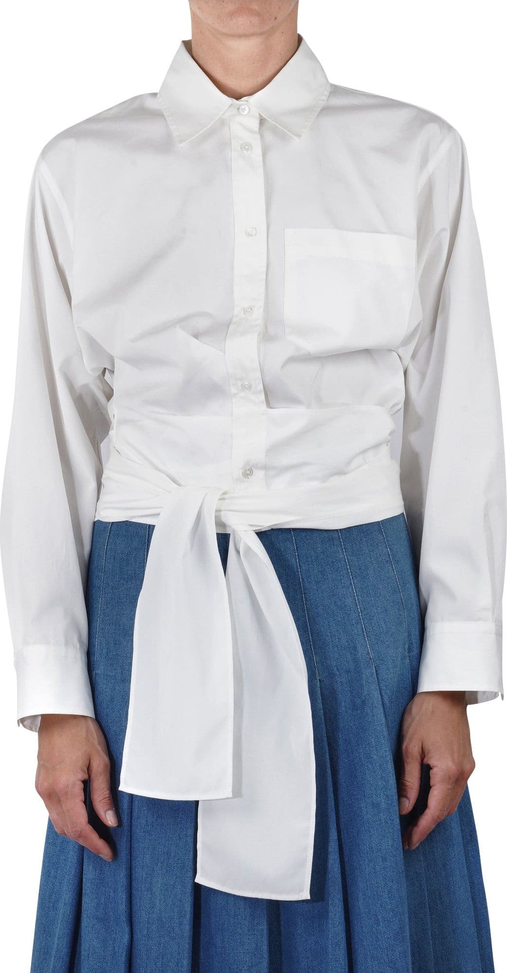 WEEKEND MAXMARA Weekend MaxMara - Camicia - 460927 - Bianco da donna in Bluse e camicie Drestige - Casamassima, commercioVirtuoso.it