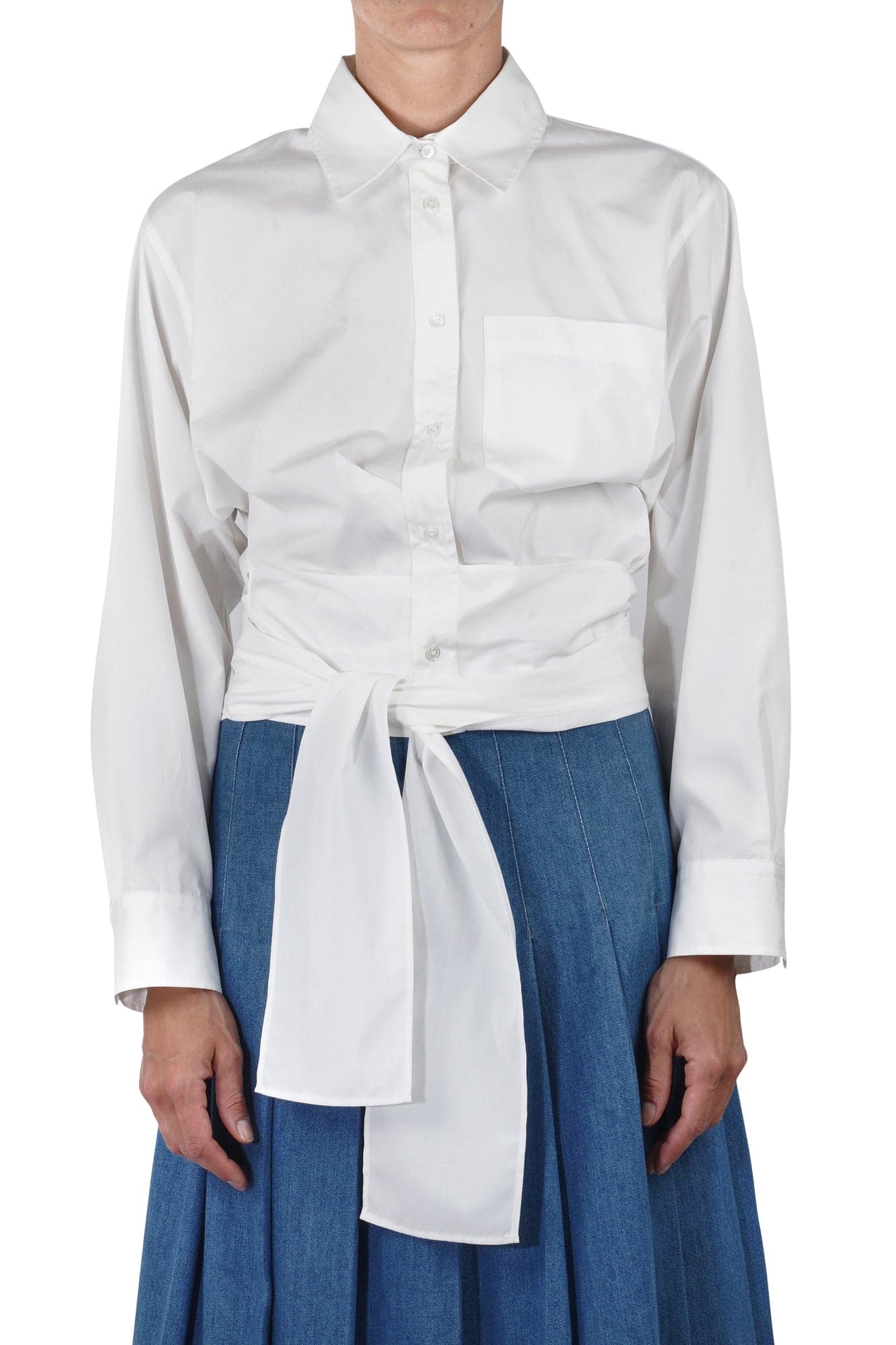WEEKEND MAXMARA Weekend MaxMara - Camicia - 460927 - Bianco da donna in Bluse e camicie Drestige - Casamassima, commercioVirtuoso.it