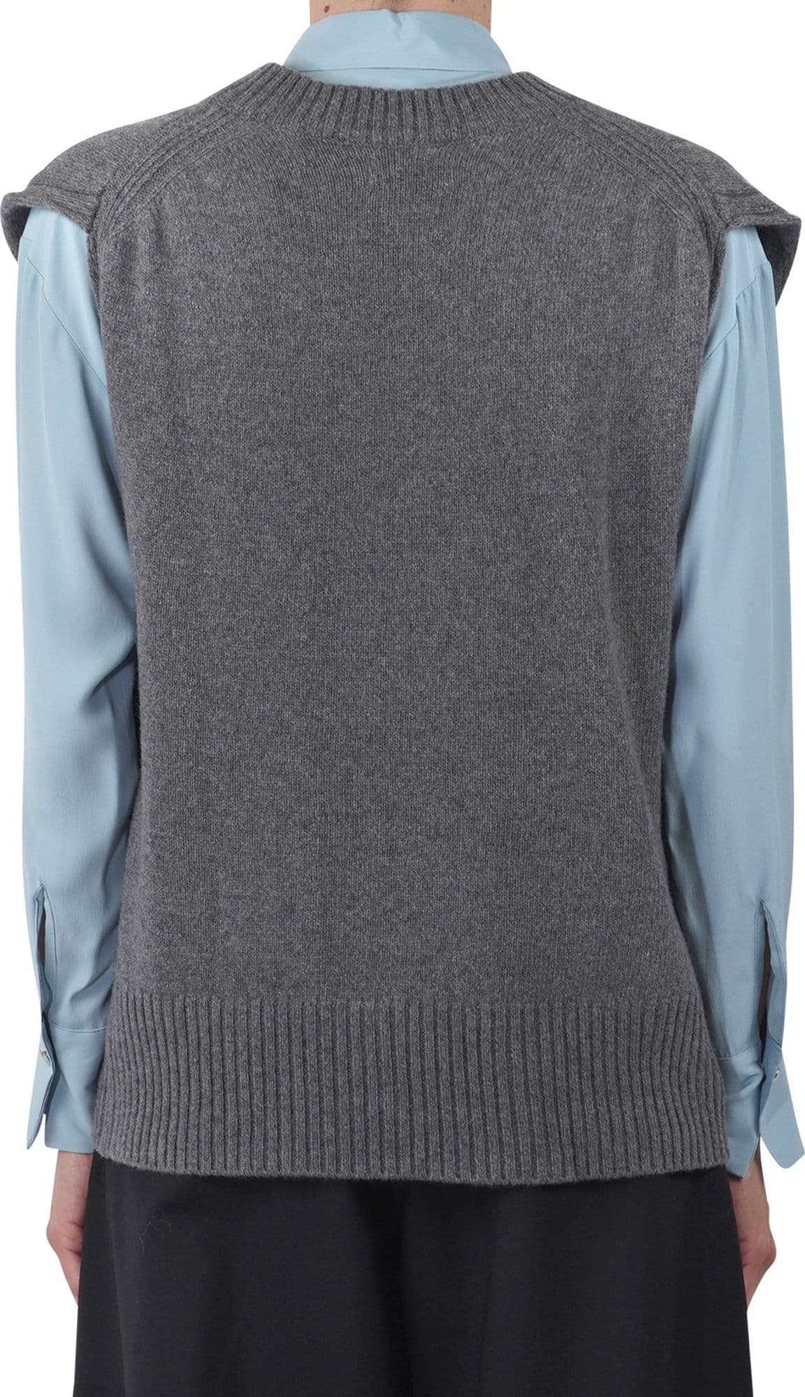 OTTOD'AME Ottod'ame - Gilet - 461362 - Grigio da donna in Gilet Drestige - Casamassima, commercioVirtuoso.it