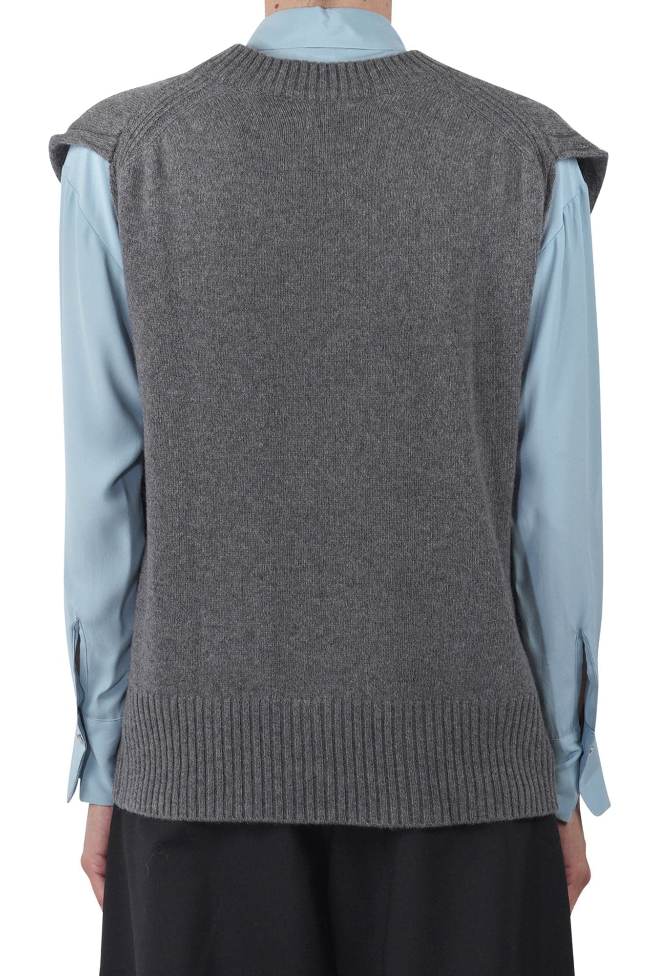 OTTOD'AME Ottod'ame - Gilet - 461362 - Grigio da donna in Gilet Drestige - Casamassima, commercioVirtuoso.it