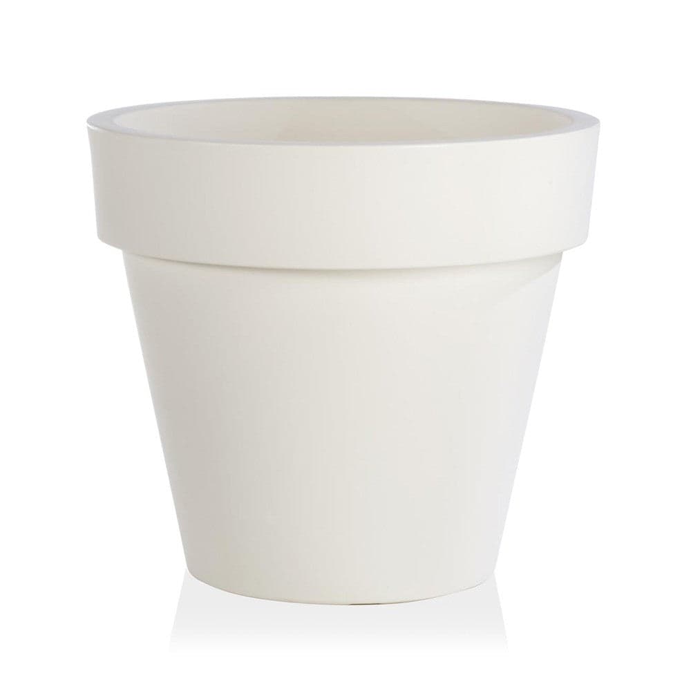 Vaso tondo "Standard One Essential" in plastica colorati da esterno e giardino per piante e fiori - 15