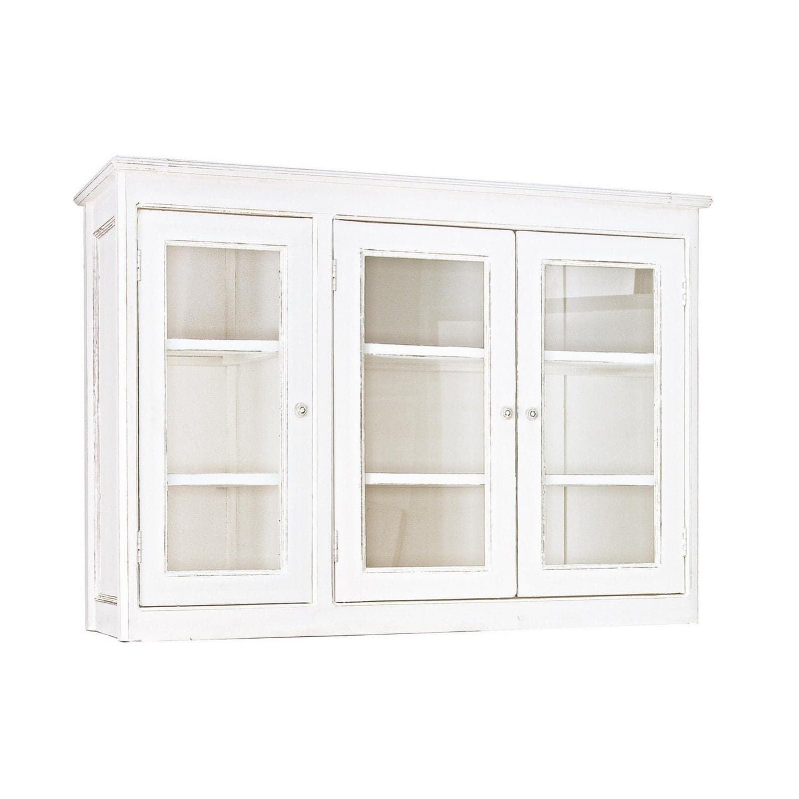 Credenza "Colette" in legno di mango massiccio, con schienali e laterali in mdf, stile rustico - 22