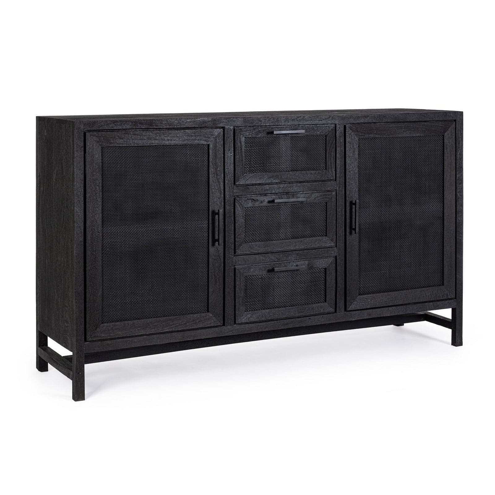 Credenza "Weston" con struttura in legno di mango, schienale e fondo cassetti in mdf - 8