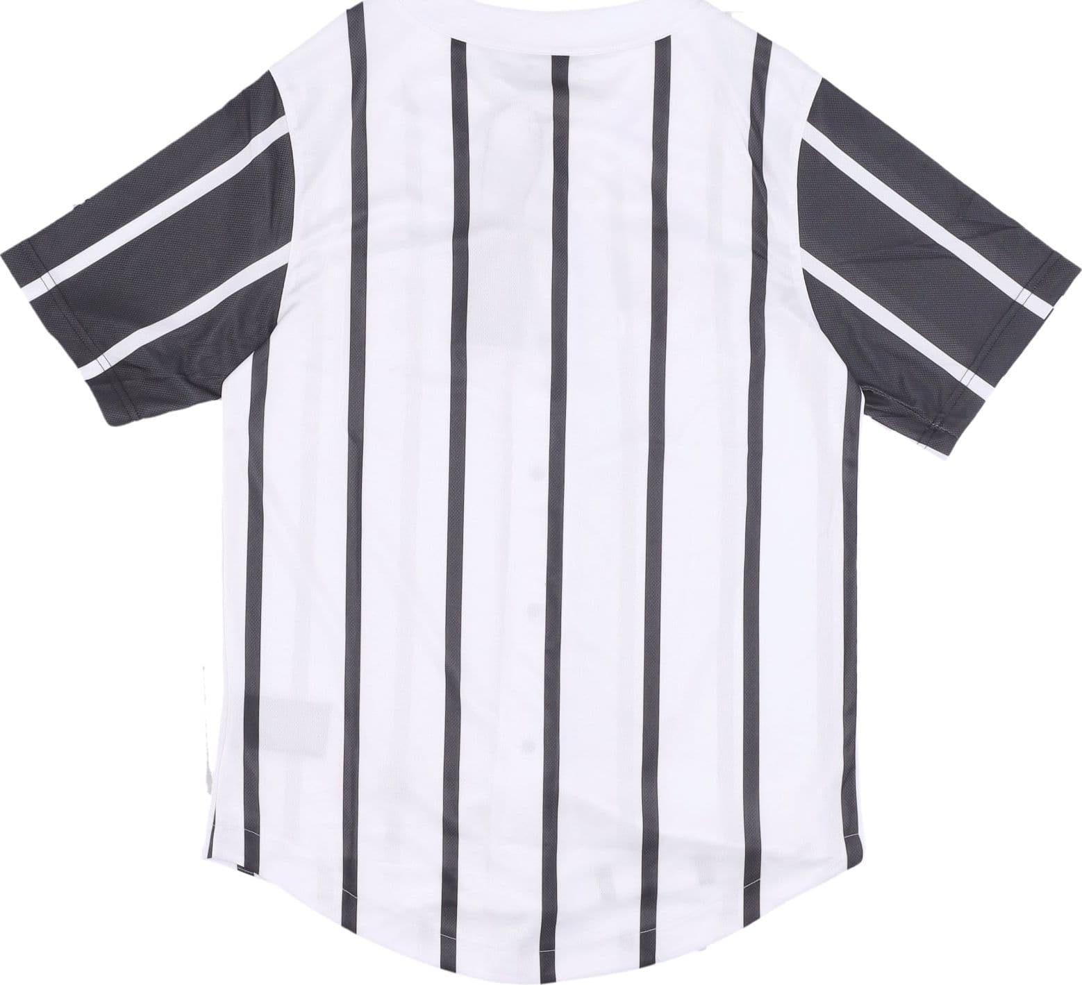 KARL KANI Casacca Bottoni Uomo Serif Striped Block Baseball Shirt White/black da uomo in T-shirt Drestige - Casamassima, commercioVirtuoso.it