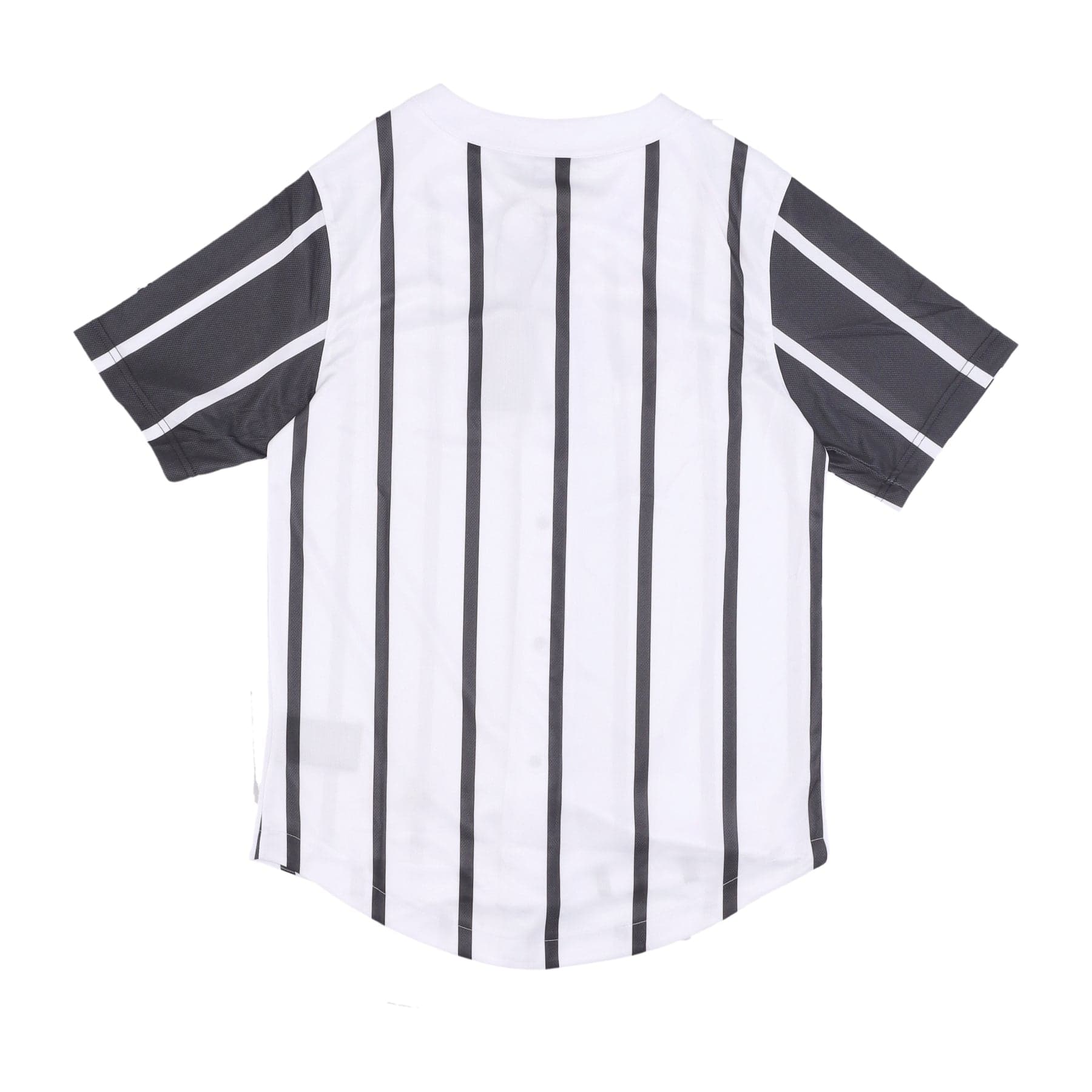 KARL KANI Casacca Bottoni Uomo Serif Striped Block Baseball Shirt White/black da uomo in T-shirt Drestige - Casamassima, commercioVirtuoso.it