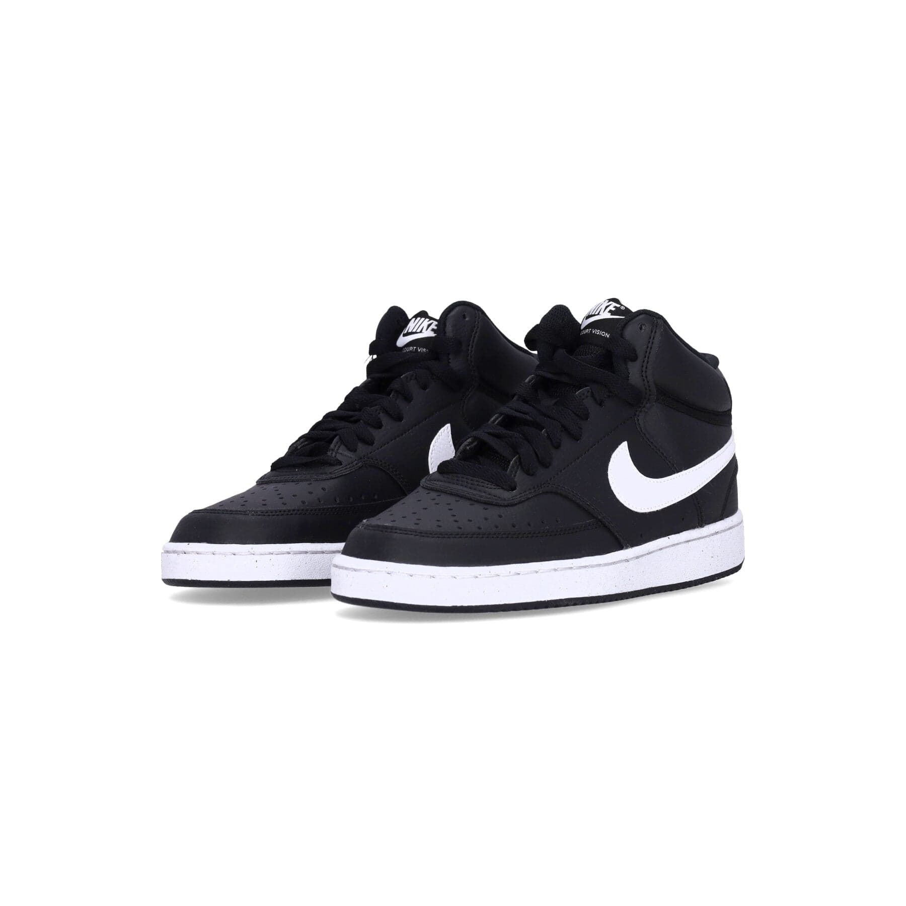 Nike Scarpa Bassa Uomo Court Vision Mid Next Nature Black/white/black da uomo in Sneaker casual Drestige - Casamassima, commercioVirtuoso.it