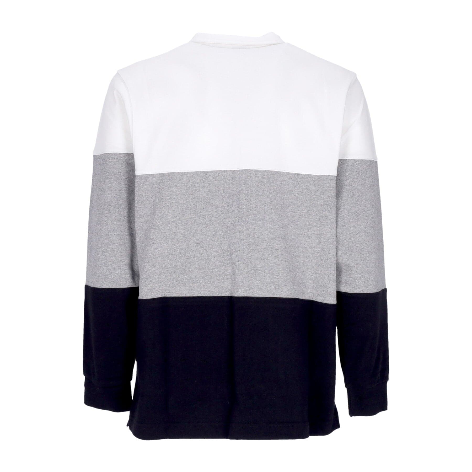 Nike Polo Manica Lunga Uomo Club Plus Colourblock L/s Top White/dk Grey Heather/black/black da uomo in T-Shirt Drestige - Casamassima, commercioVirtuoso.it