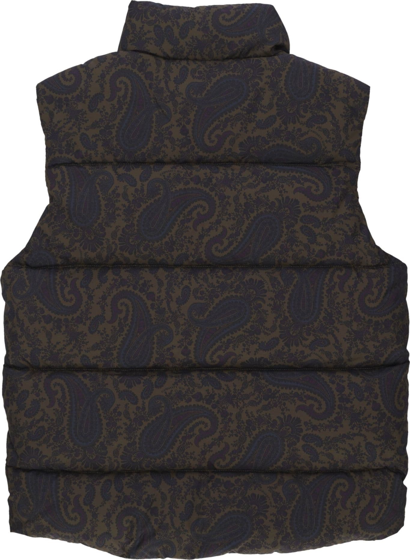 CARHARTT WIP Piumino Smanicato Uomo Springfield Vest Paisley Print/plant/black da uomo in Gilet Drestige - Casamassima, commercioVirtuoso.it