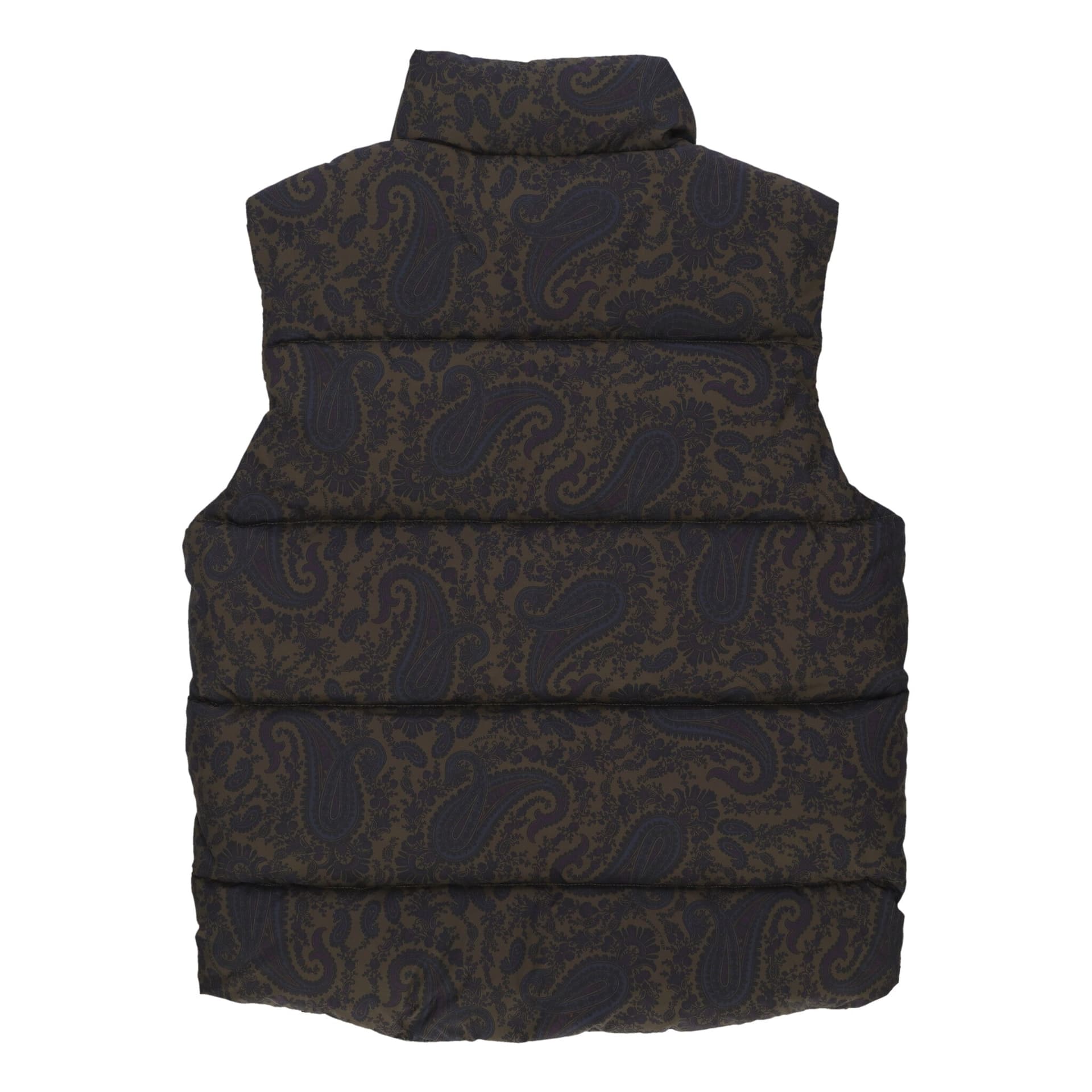 CARHARTT WIP Piumino Smanicato Uomo Springfield Vest Paisley Print/plant/black da uomo in Gilet Drestige - Casamassima, commercioVirtuoso.it