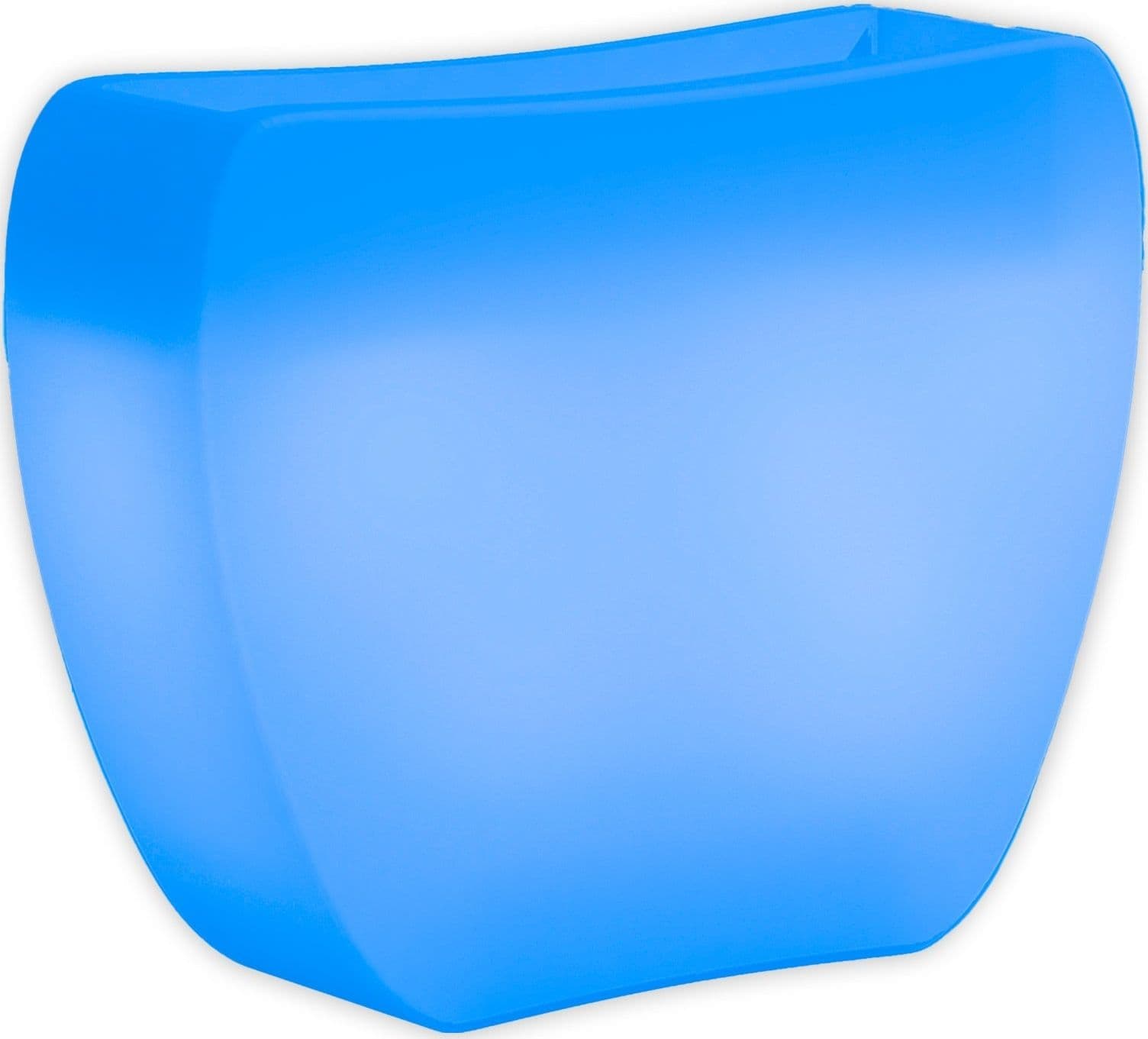 Vaso luminoso Heart Bright con led decorazione "Made in Italy" per esterno – Blu, Con cavo, Vano Grande – Monacis – blu