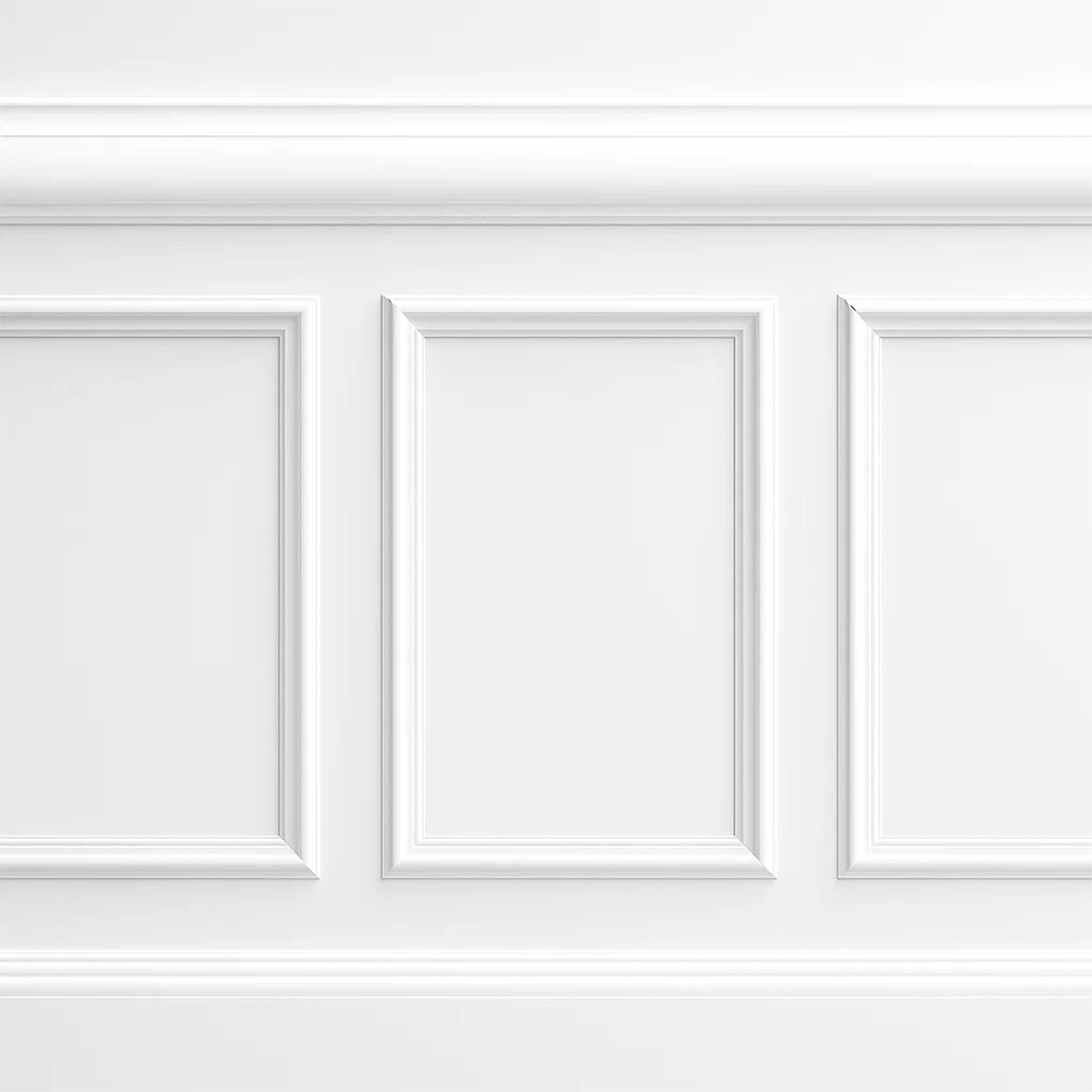 *STOCK FOLLI* Profilo a soffitto o boiserie in Polimeri Bianco RAL 9016 verniciabile 50X17mm (Prezzo al metro) in Battiscopa Eternal Parquet - Ariano Irpino, commercioVirtuoso.it