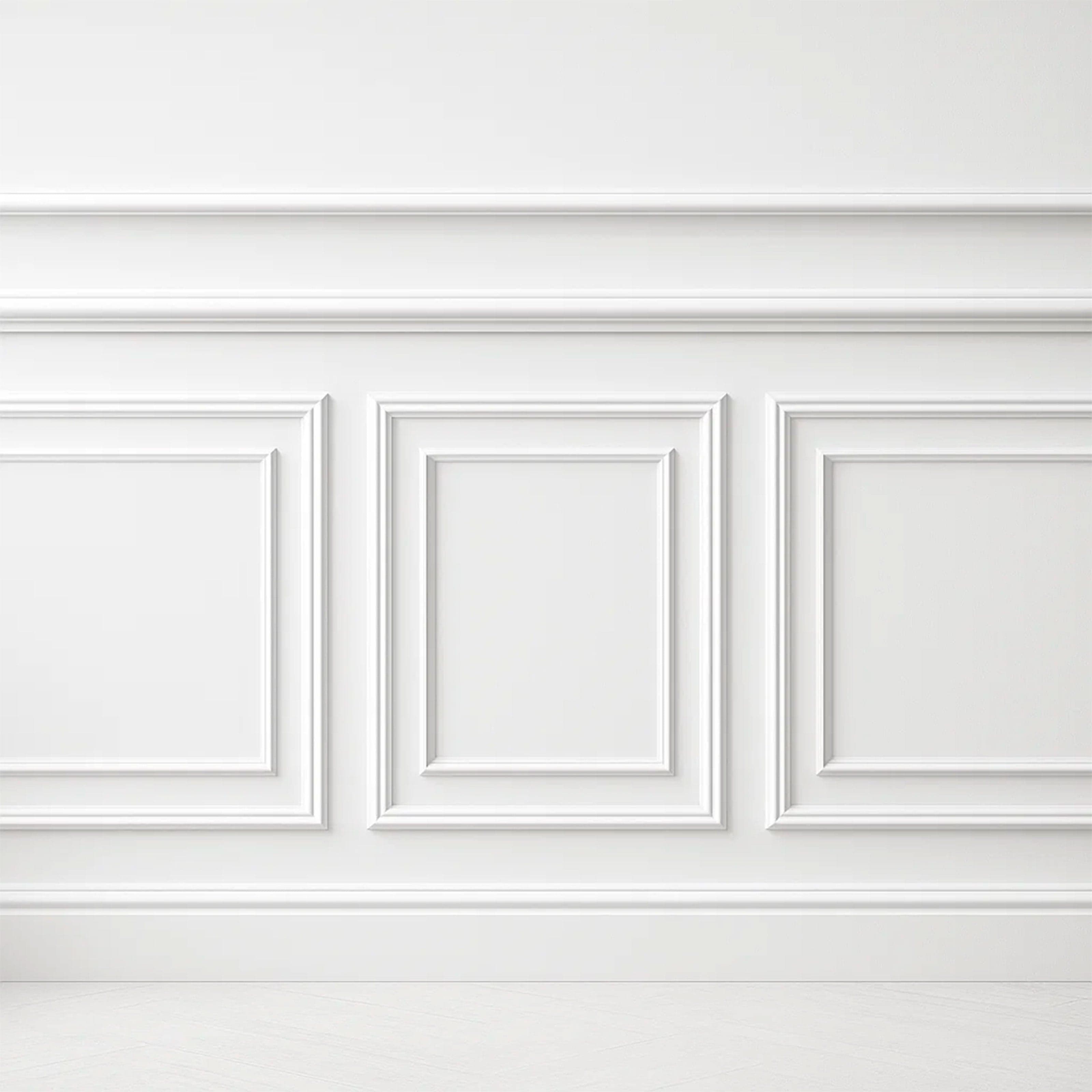 *STOCK FOLLI* Profilo a soffitto o boiserie in Polimeri Bianco RAL 9016 verniciabile 50X17mm (Prezzo al metro) in Battiscopa Eternal Parquet - Ariano Irpino, commercioVirtuoso.it