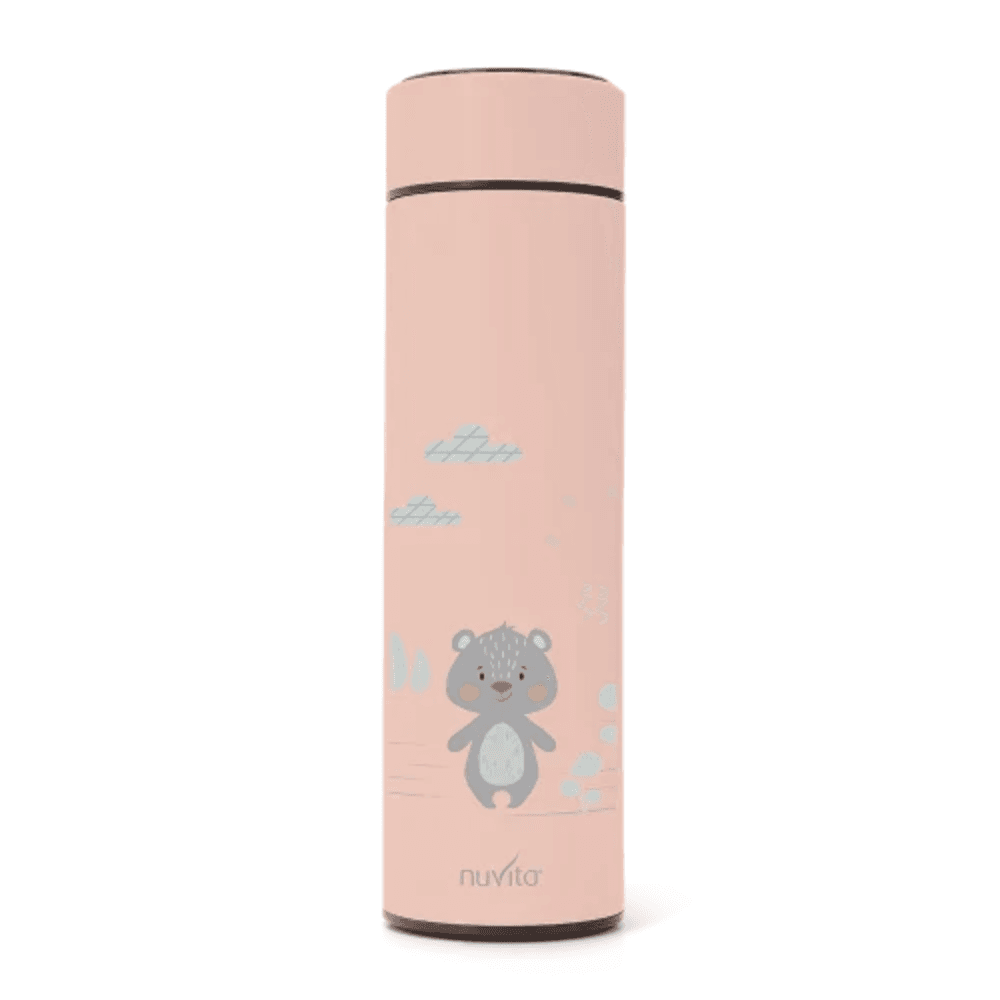 Borraccia termica in acciaio con termometro LED Nuvita Baby - 4