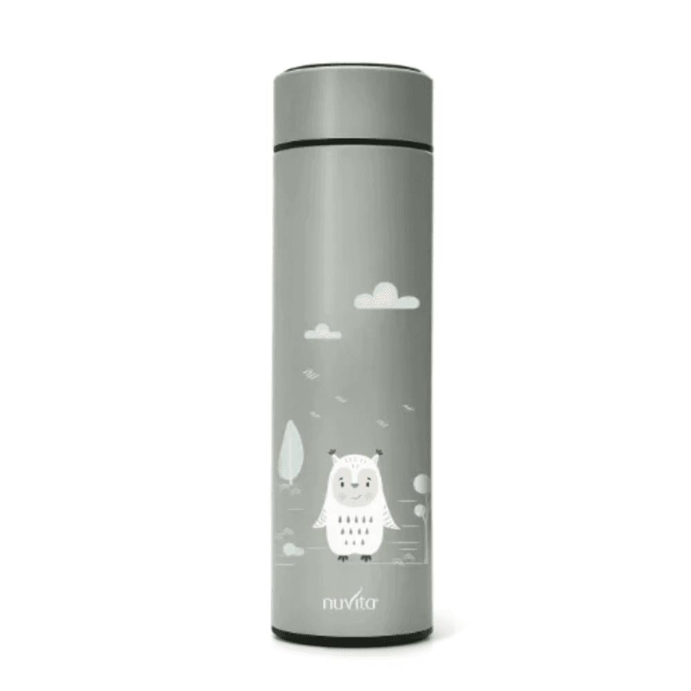 Borraccia termica in acciaio con termometro LED Nuvita Baby - 3