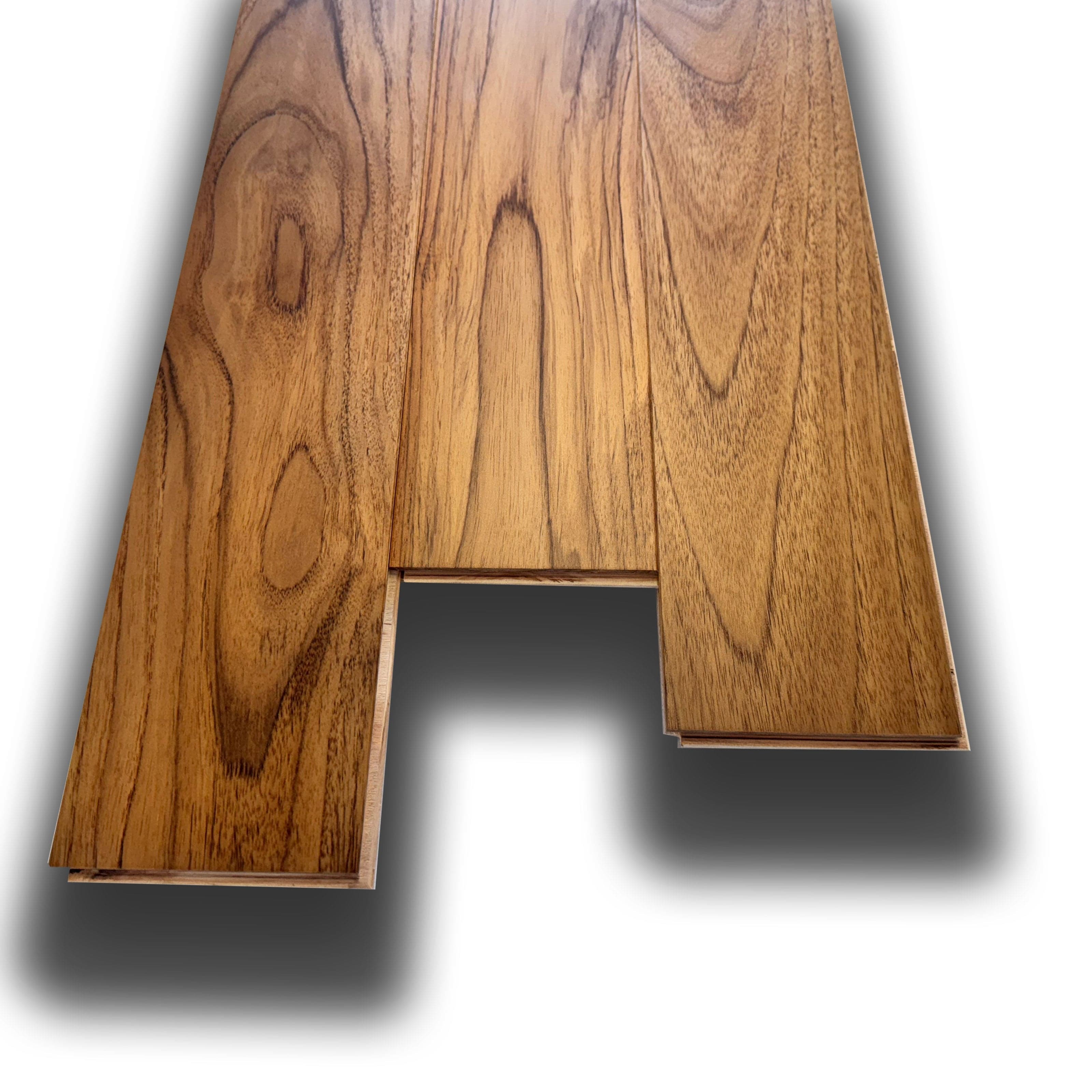 €45,99MQ *MEGA STOCK* Lotto da 73mq di Listone prefinito TEAK BOURMA Vern. bisell. Liscio 15,5x120x600/2300mm (4mm nobile) - Eternal Parquet