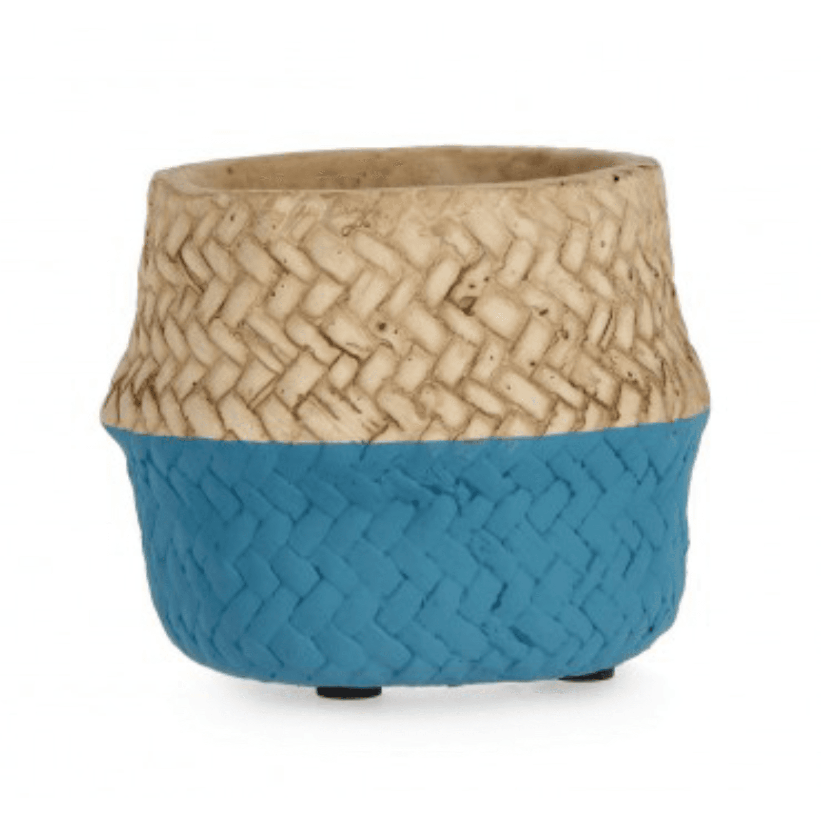 Vaso per uso interno "brazil" tondo naturale cemento Ø10x8h - 8