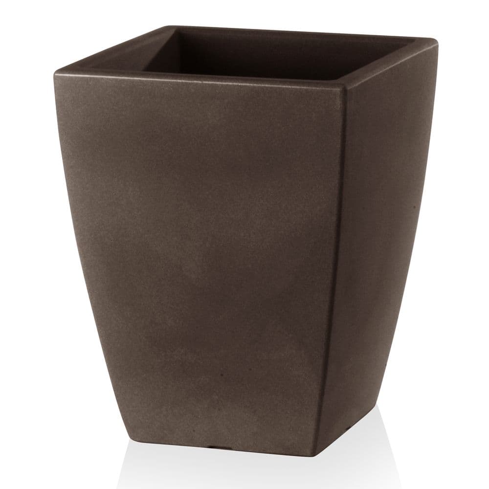 Vaso Quadrato "Veneto Essential" in plastica per fiori e piante da esterno e giardino. - 8
