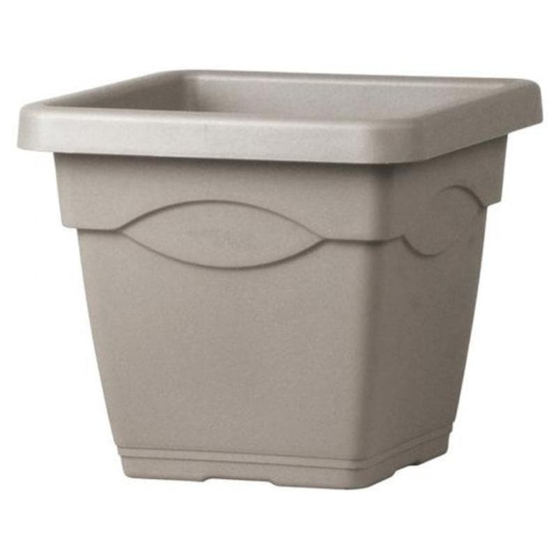 Vaso ''Quadro Basic'' in plastica per fiori e piante da esterno - 15