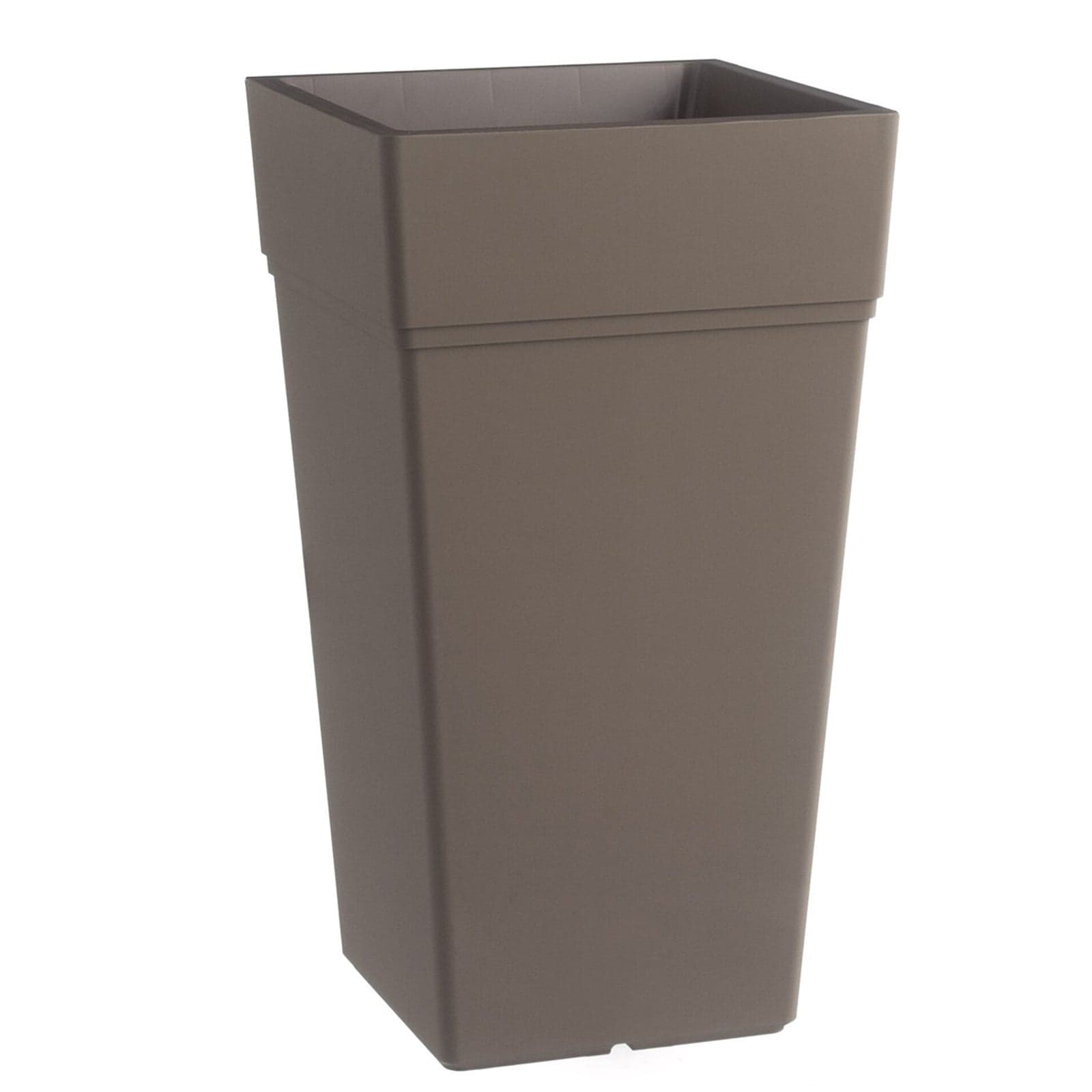 Vaso quadrato ''Stalk Element'' alto in plastica colorato da esterno e giardino per piante e fiori - 8