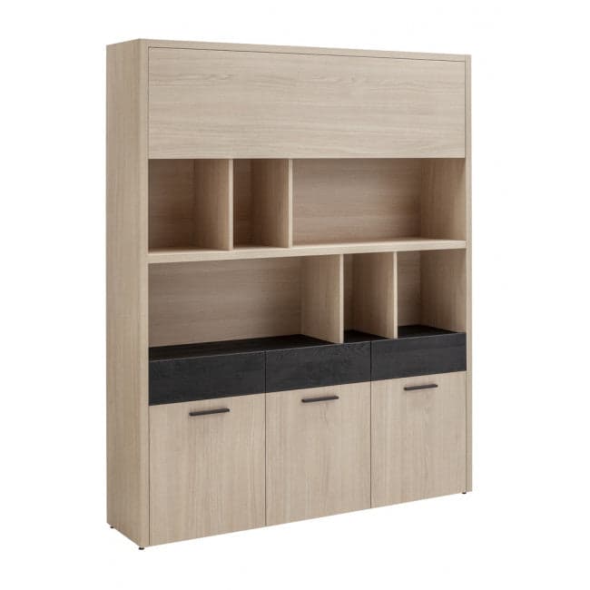 Libreria con ante e ripiani "Da Vinci" in legno da ufficio arredamento per interno h 185 cm Casa e cucina/Arredamento/Studio/Mobiletti e credenze/Librerie Decor Space - Altamura, Commerciovirtuoso.it