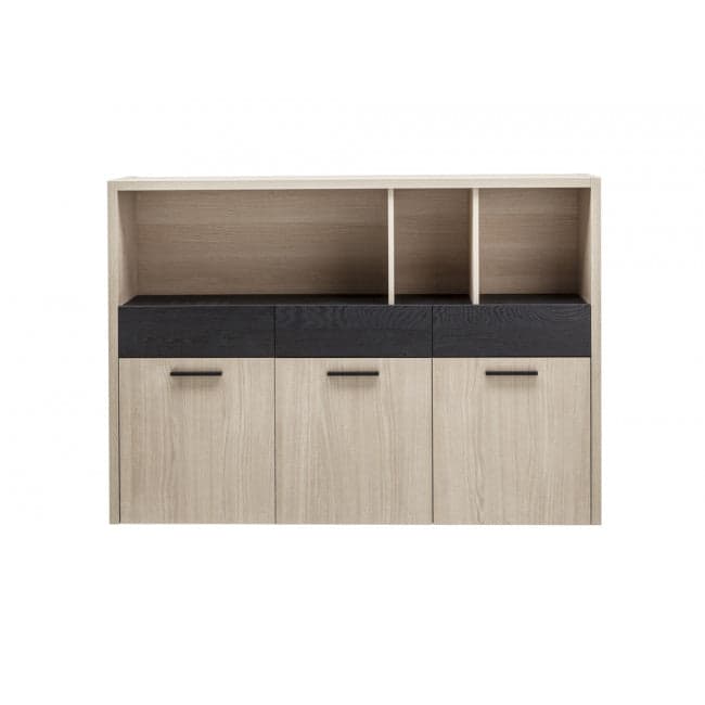 Libreria con ante e ripiani "Da Vinci" in legno da ufficio arredamento per interno h 105 cm Casa e cucina/Arredamento/Studio/Mobiletti e credenze/Librerie Decor Space - Altamura, Commerciovirtuoso.it