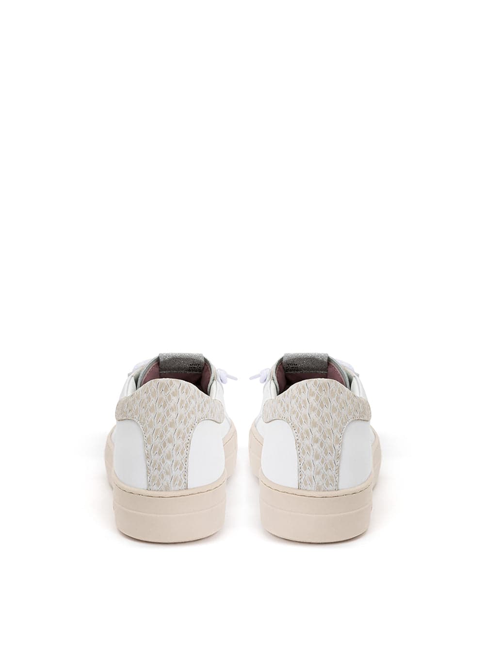 P448 Sneakers Thea Piton in Pelle bianca . da donna in Sneaker casual Drestige - Casamassima, commercioVirtuoso.it