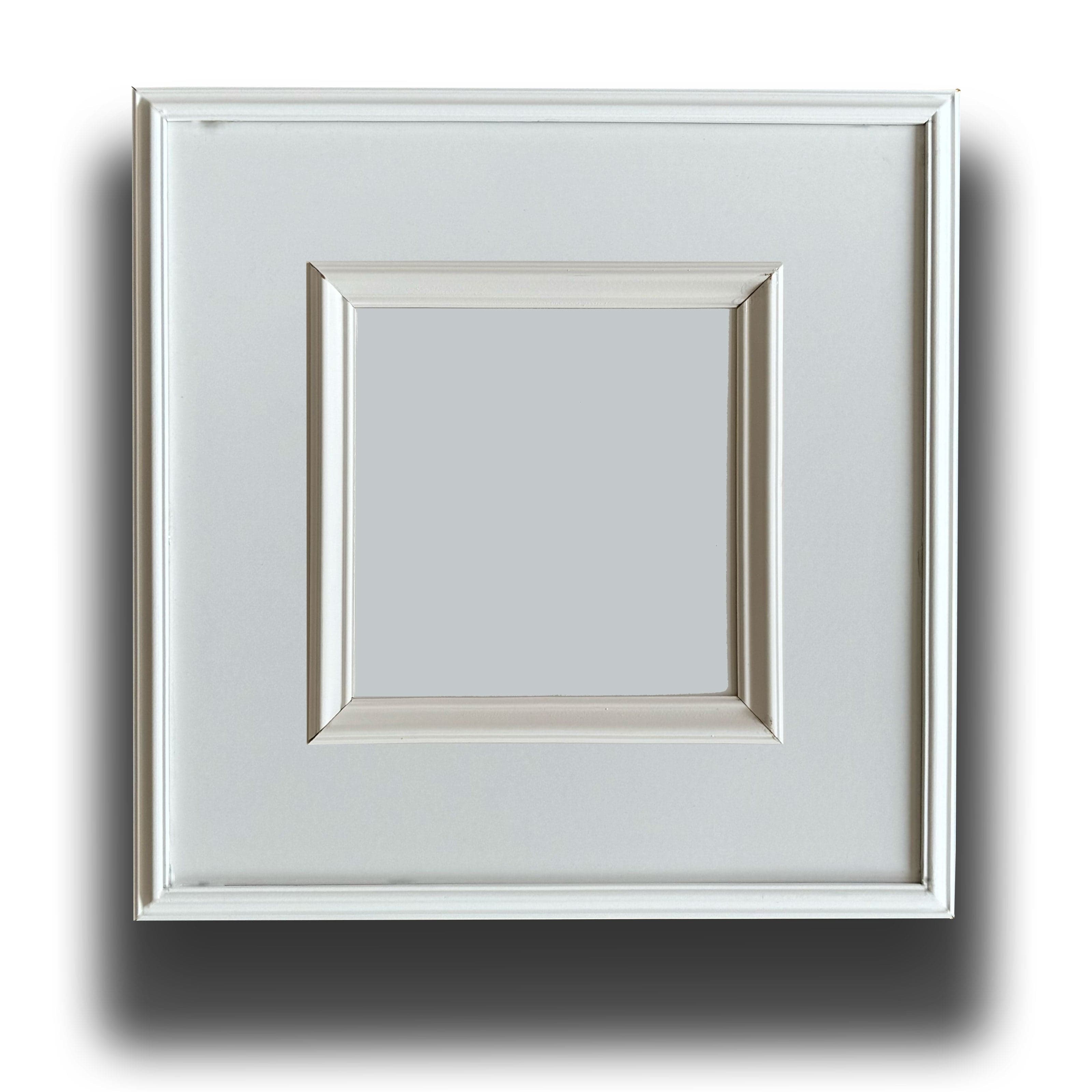 1 bugna completa per Boiserie in legno MASSICCIO laccata con pannello in Faesite lacc. 60x60cm + bugna interna - Eternal Parquet