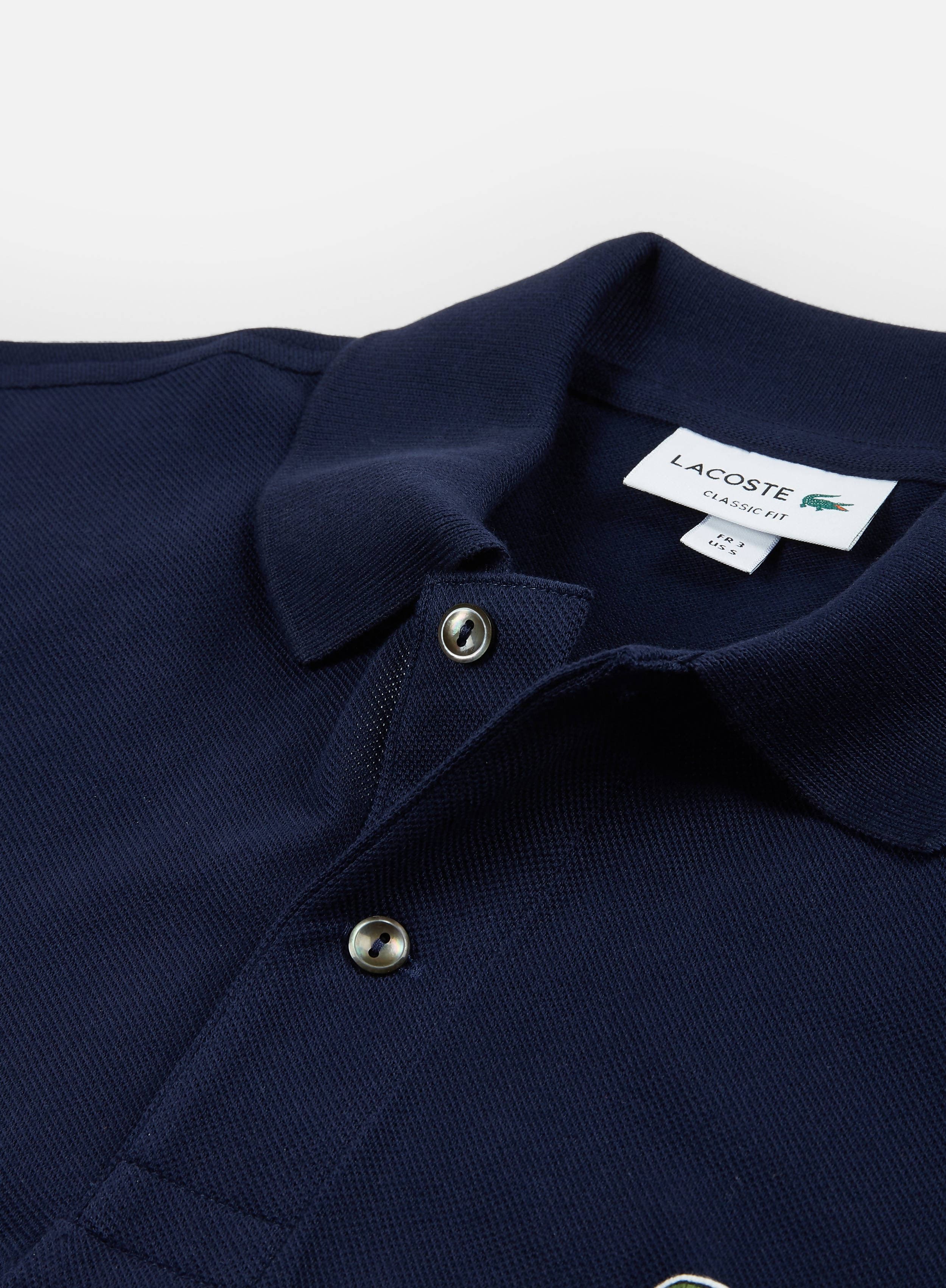 Lacoste Polo Uomo Classica Piqué Polo Tinta Unita Colletto Mezze Maniche Polo Lacoste In Petit Piqué 100% Cotone Polo Classica in Polo Euforia - Bronte, commercioVirtuoso.it