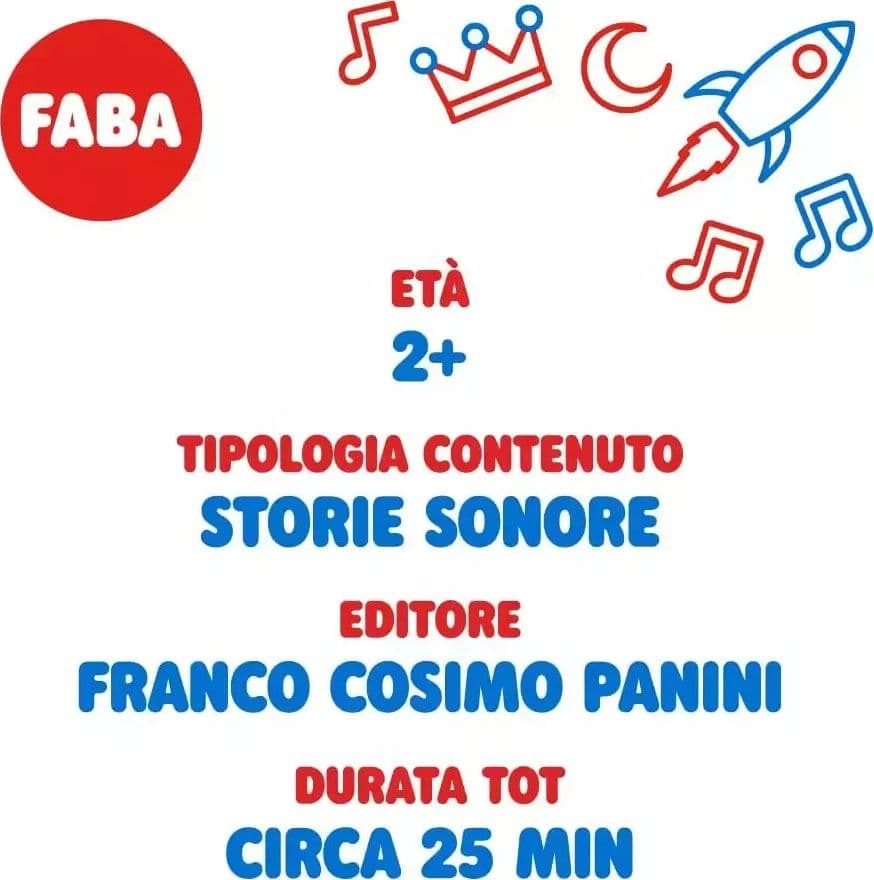 FABA I Racconti di Giulio Coniglio - storie e fiabe sonore - Personaggio Sonoro per Raccontastorie FABA - Statuina Sonora Interattiva per Bambini - RACCONTASTORIE NON INCLUSO in Libri interattivi Sanitaria Gioia del Bimbo - Villa San Giovanni, commercioVirtuoso.it
