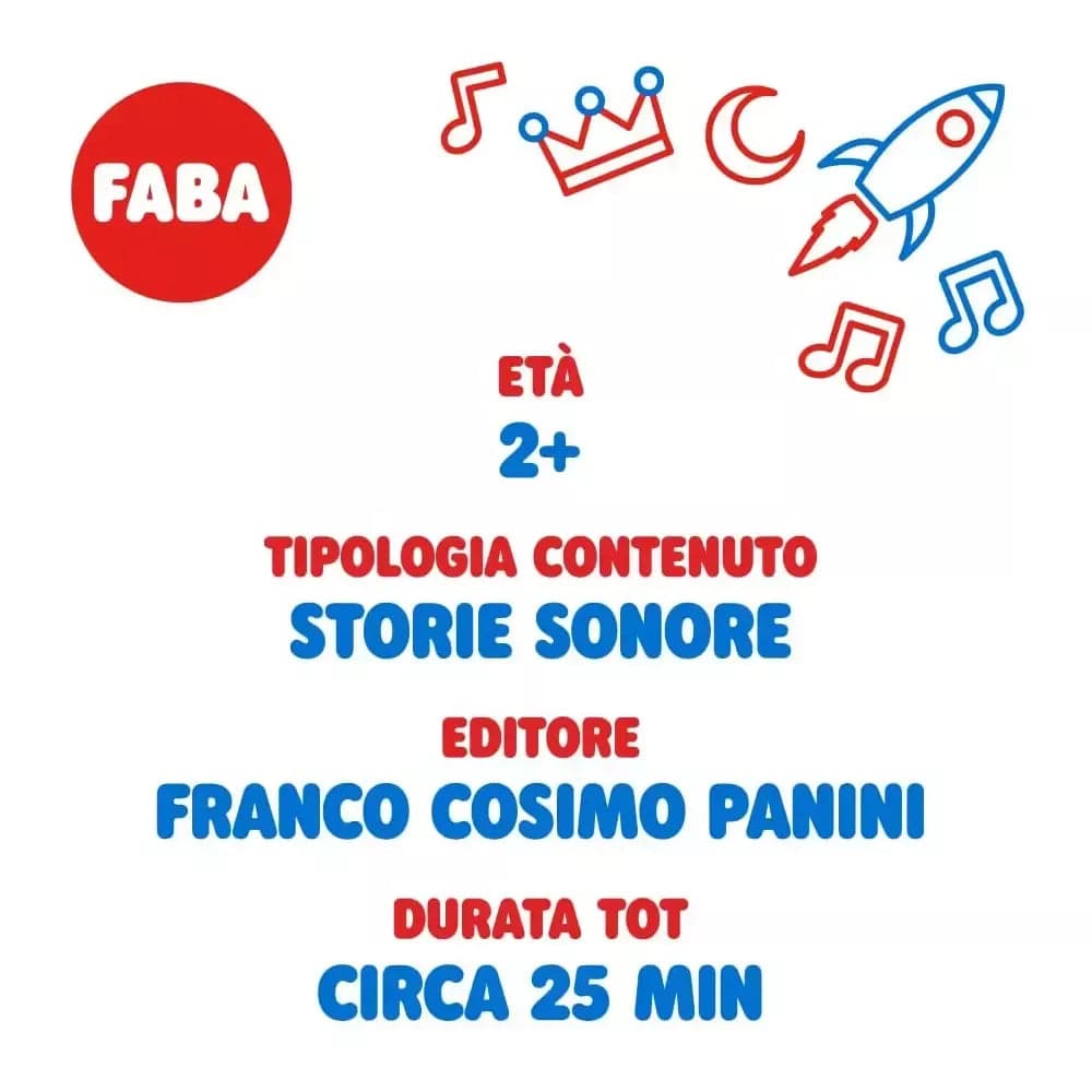 FABA I Racconti di Giulio Coniglio - storie e fiabe sonore - Personaggio Sonoro per Raccontastorie FABA - Statuina Sonora Interattiva per Bambini - RACCONTASTORIE NON INCLUSO in Libri interattivi Sanitaria Gioia del Bimbo - Villa San Giovanni, commercioVirtuoso.it