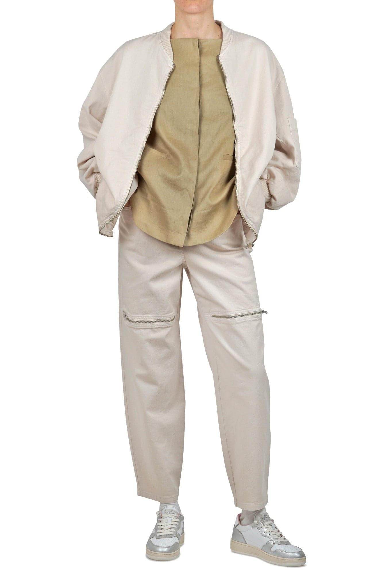 SO ALLURE So Allure - Pantalone - 450072 - Beige da donna in Pantaloni Drestige - Casamassima, commercioVirtuoso.it