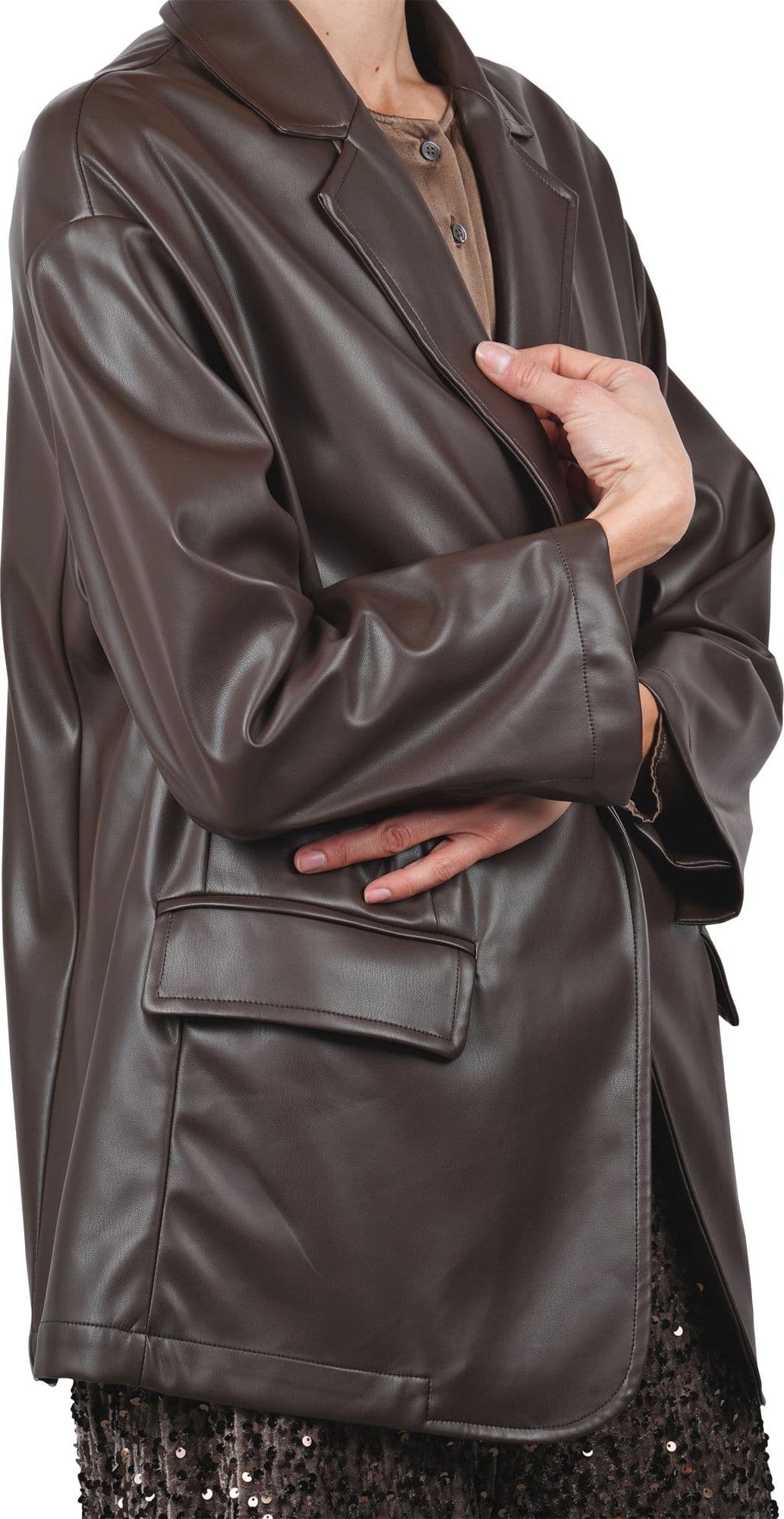 JUCCA Jucca - Giubbotto - 461642 - Cioccolato da donna in Giacche Drestige - Casamassima, commercioVirtuoso.it