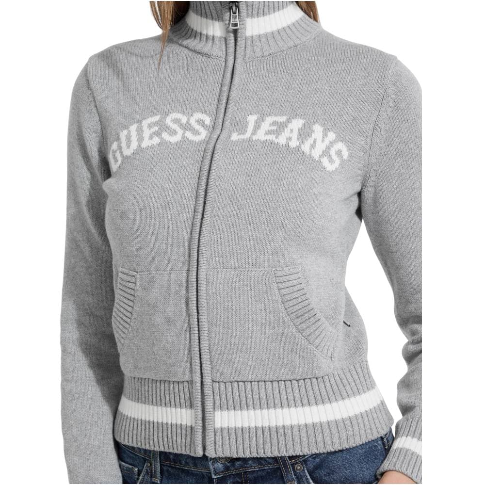 Guess maglione grigio con zip GJ W5YR31 Z3HM1 H90Z in Maglioni Prodotti di Classe - Nocera Superiore, commercioVirtuoso.it