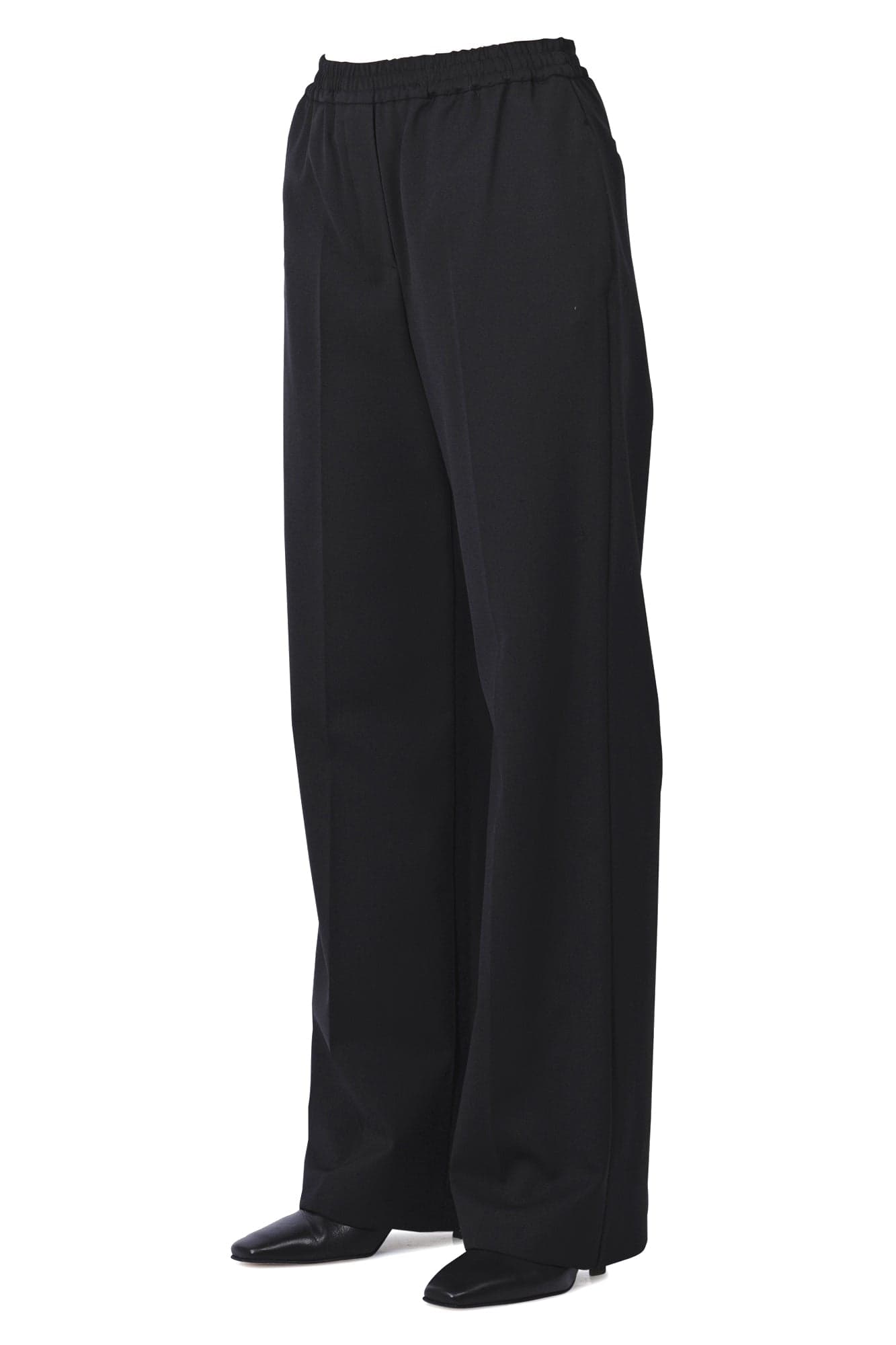 WEEKEND MAXMARA Weekend MaxMara - Pantalone - 460930 - Nero da donna in Pantaloni Drestige - Casamassima, commercioVirtuoso.it